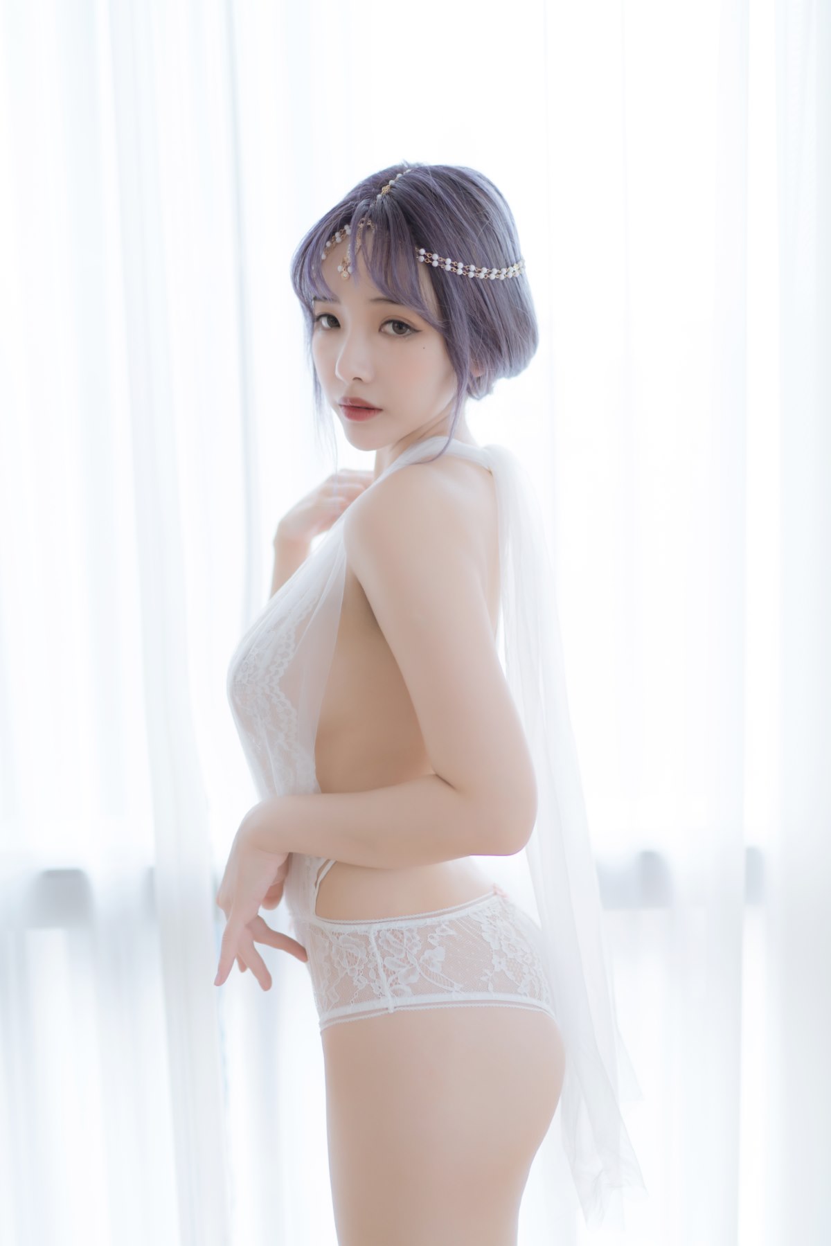 Coser@雯妹不讲道理 No 084 白色希腊 0018 8747263722.jpg