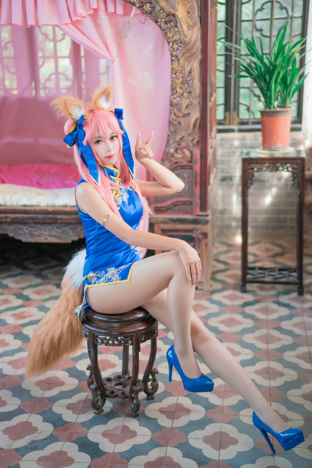 Coser@Money冷冷 Vol 004 玉藻前旗袍 0017.jpe