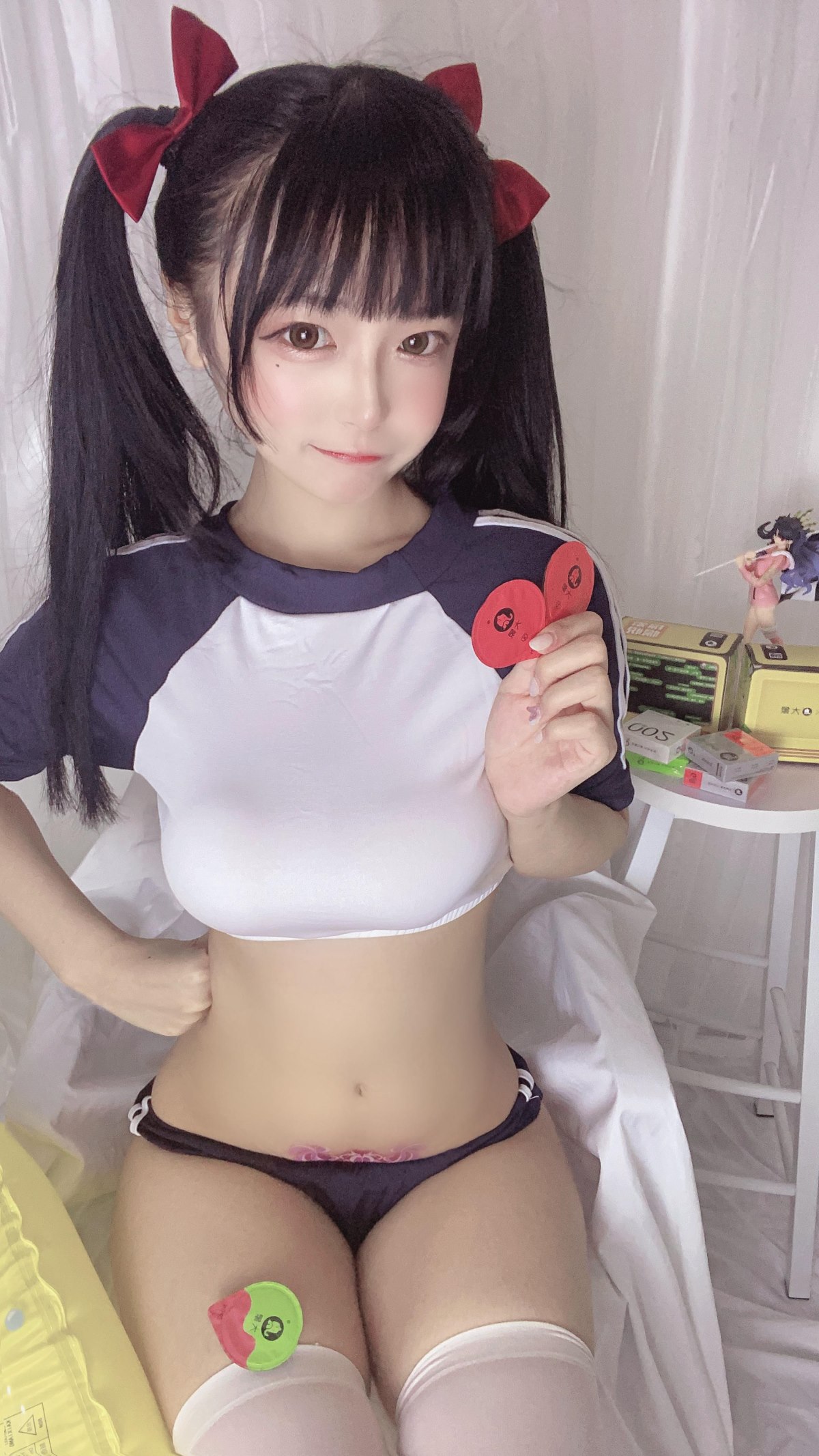 Coser@佳佳好难啊 No 003 蓝色吊带体操服 0002 6335193323.jpg