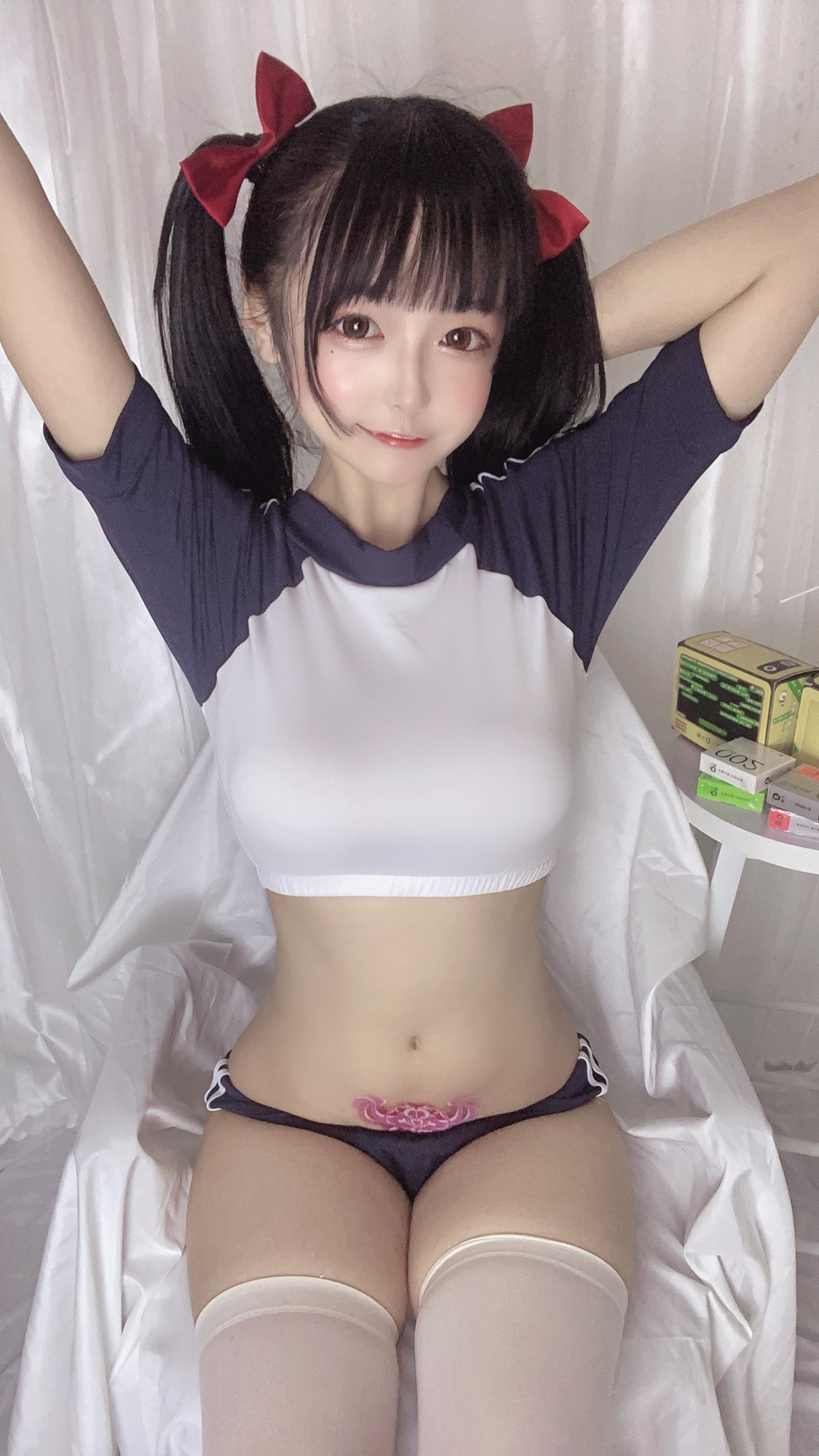 Coser@佳佳好难啊 No 003 蓝色吊带体操服 0004 1136809458.jpg