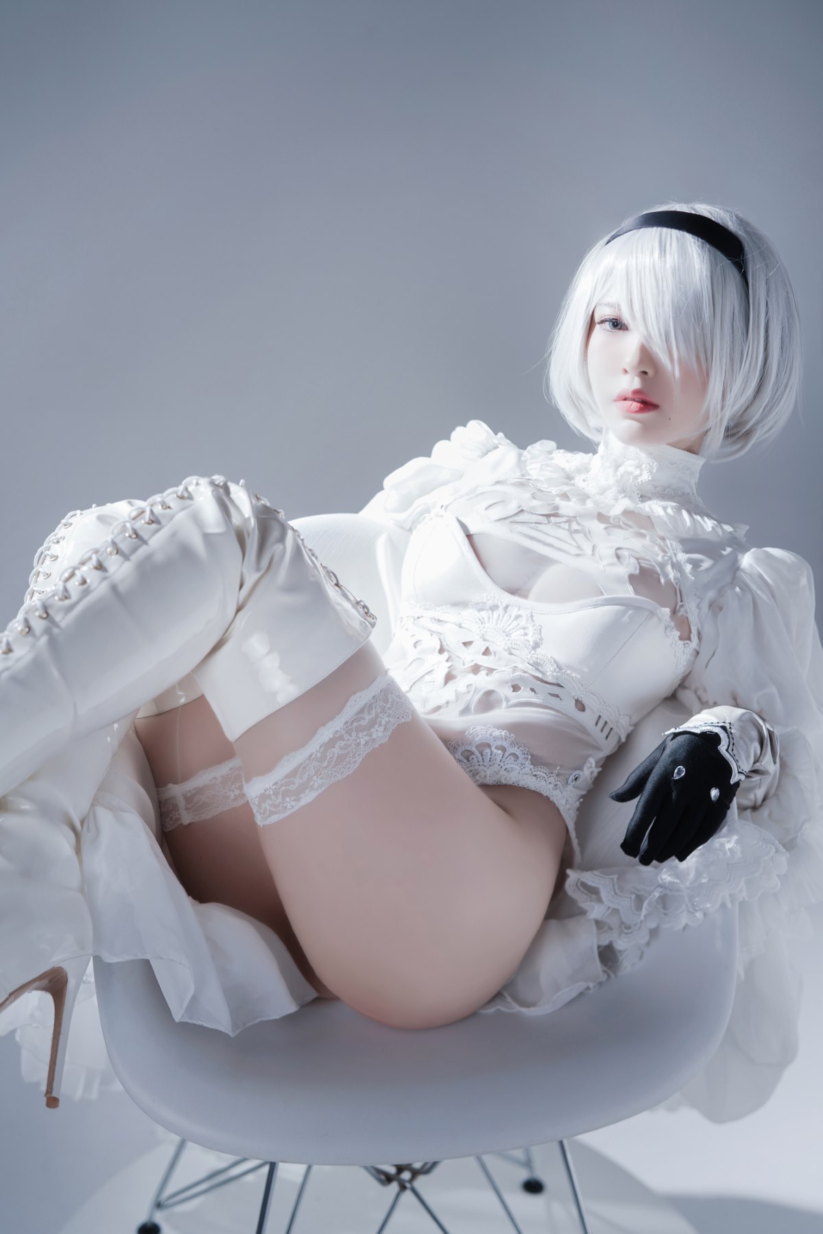 Coser@半半子 Automataヨルハ二号B型 白いドレス 0020 9524483467.jpg