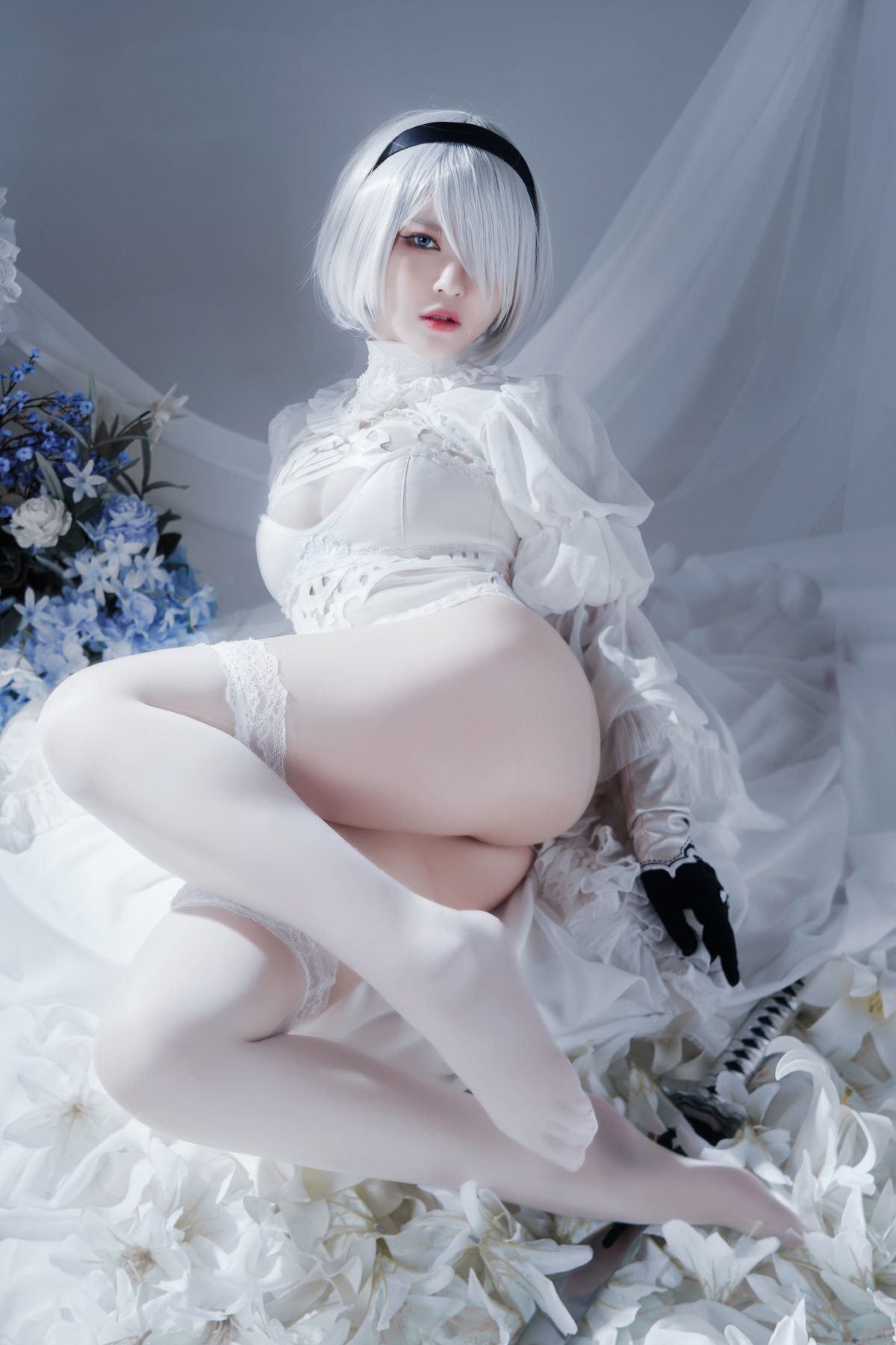 Coser@半半子 Automataヨルハ二号B型 白いドレス 0050 0584824730.jpg