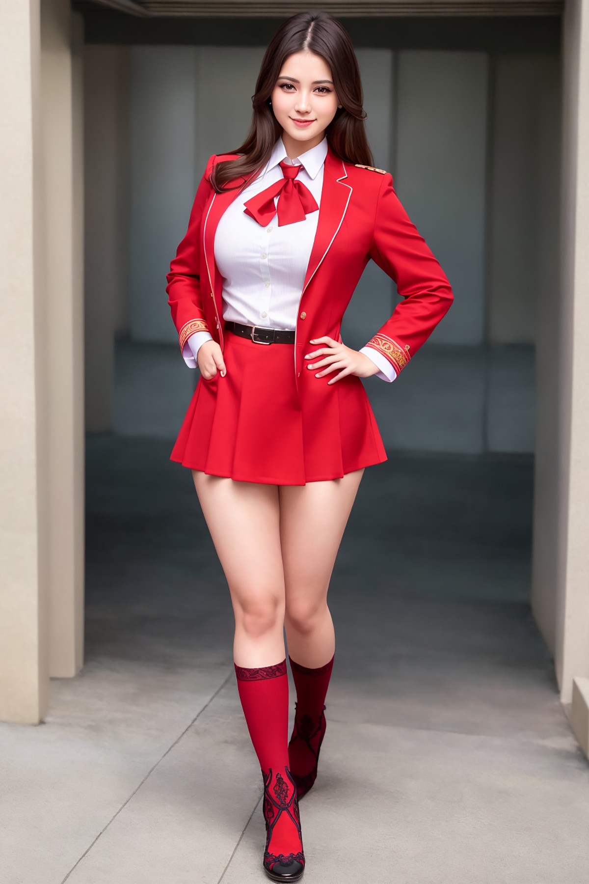 AIModel Vol 114 School Red Uniform 0004 8253391034.jpg