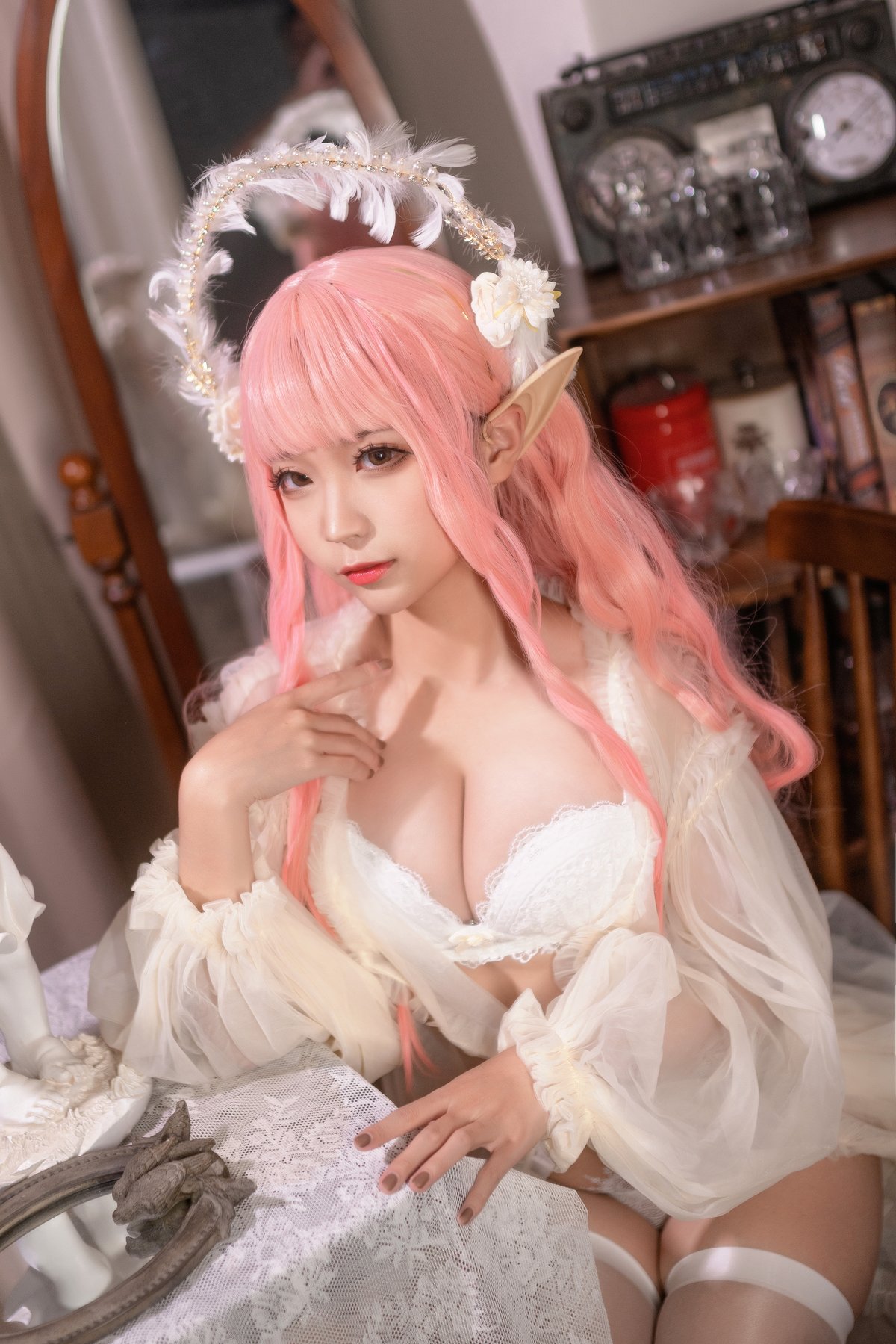 Coser@蠢沫沫 Vol 123 尖耳国度 粉精灵 0002 9625900375.jpg