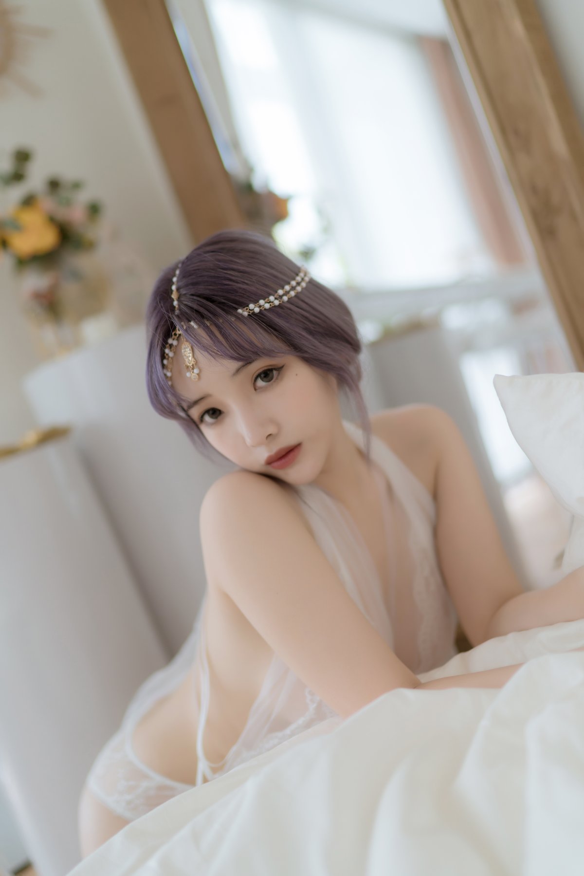 Coser@雯妹不讲道理 Vol 084 白色希腊 0033 6332237787.jpg