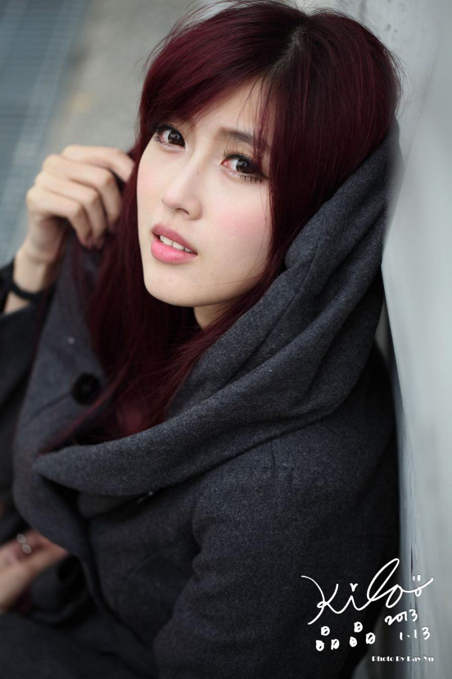 Jin Yun Qiao Windbreaker on Street in Winter - Models Vibe - Page 4