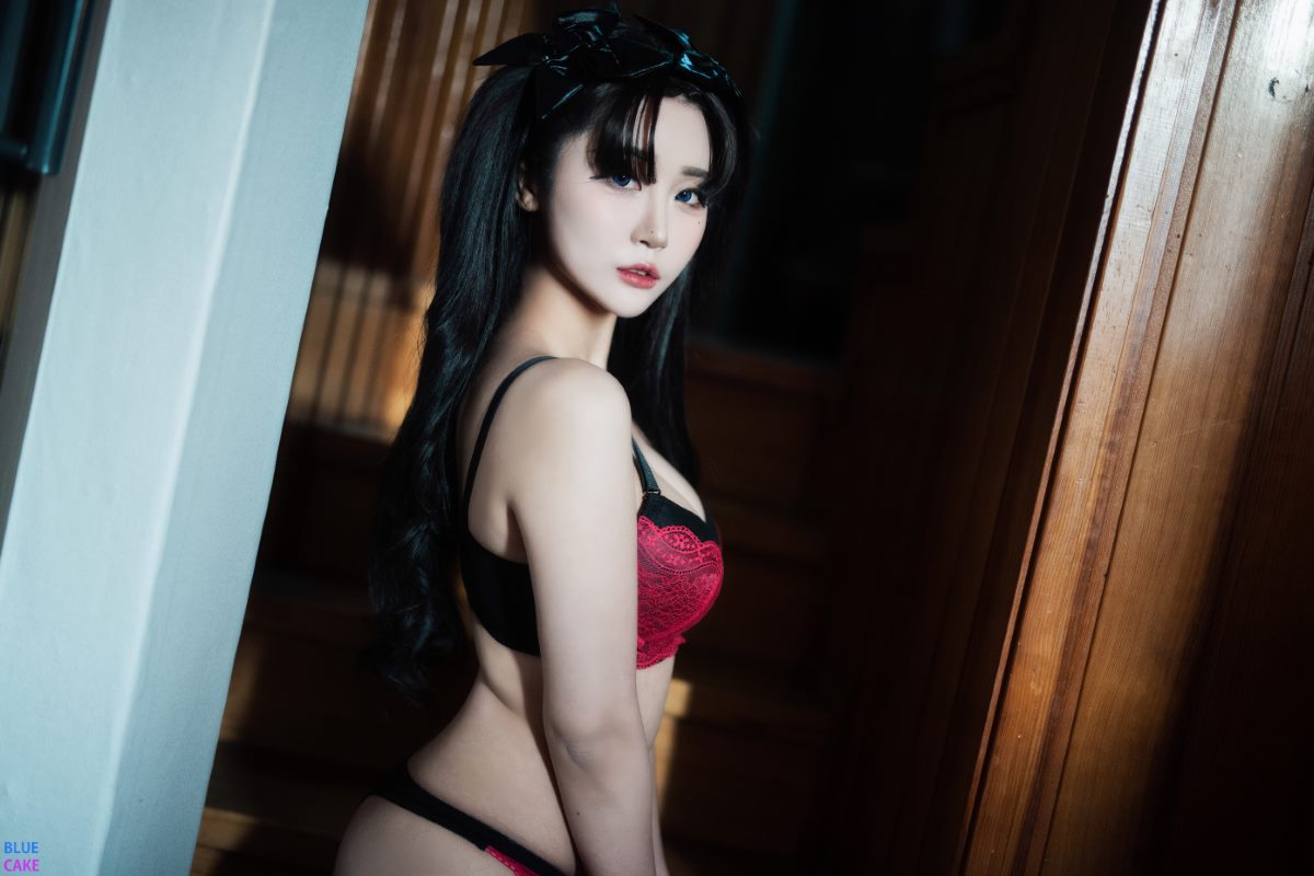 BLUECAKE Bomi 보미   Zia 지아 Fate Saber x Thosaka Rin Lingerie A 19 4597316045.jpg