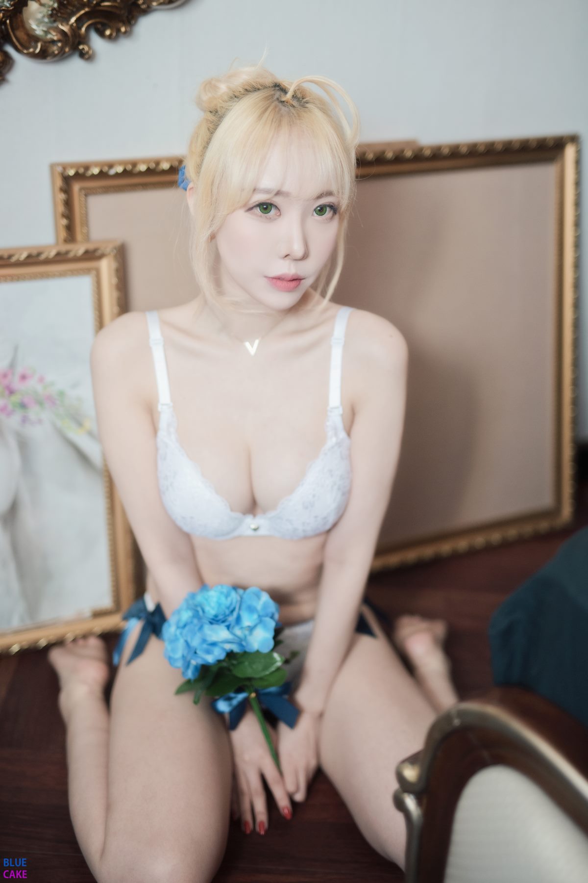 BLUECAKE Bomi 보미   Zia 지아 Fate Saber x Thosaka Rin Lingerie A 61 0636013593.jpg