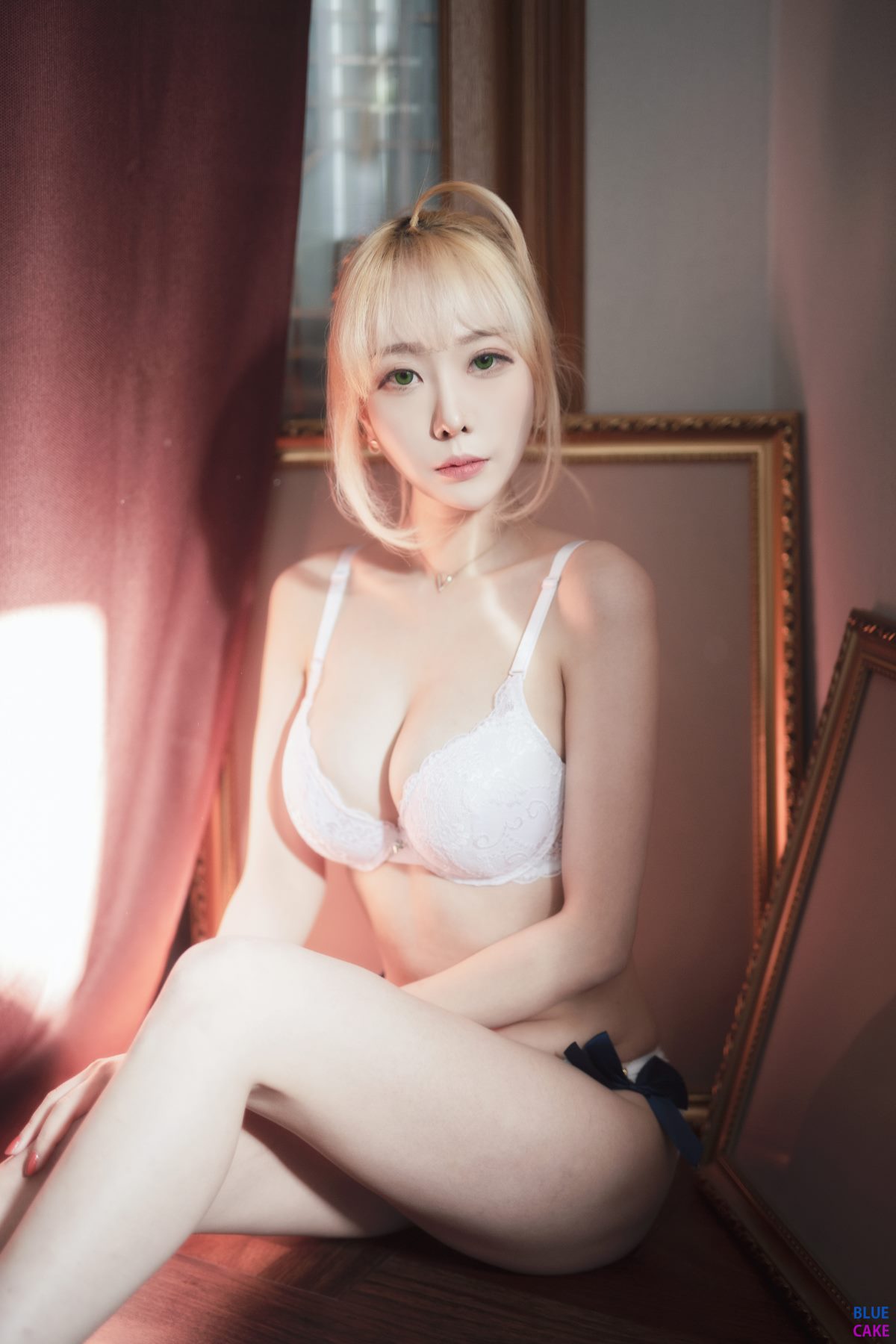 BLUECAKE Bomi 보미   Zia 지아 Fate Saber x Thosaka Rin Lingerie A 68 5733475626.jpg