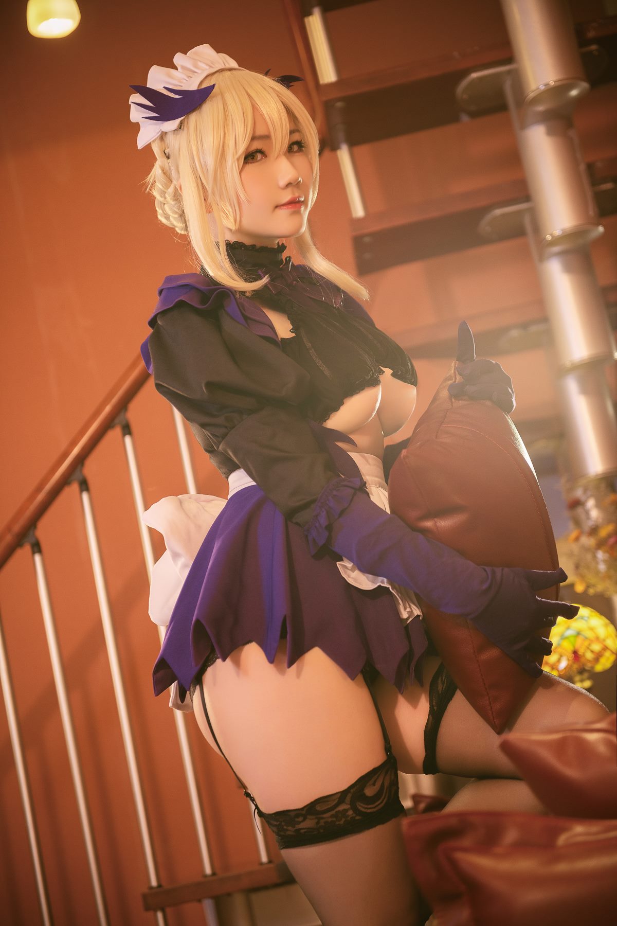 Coser@是本末末 Vol 001 黑枪呆女仆 0001 9117607963.jpg