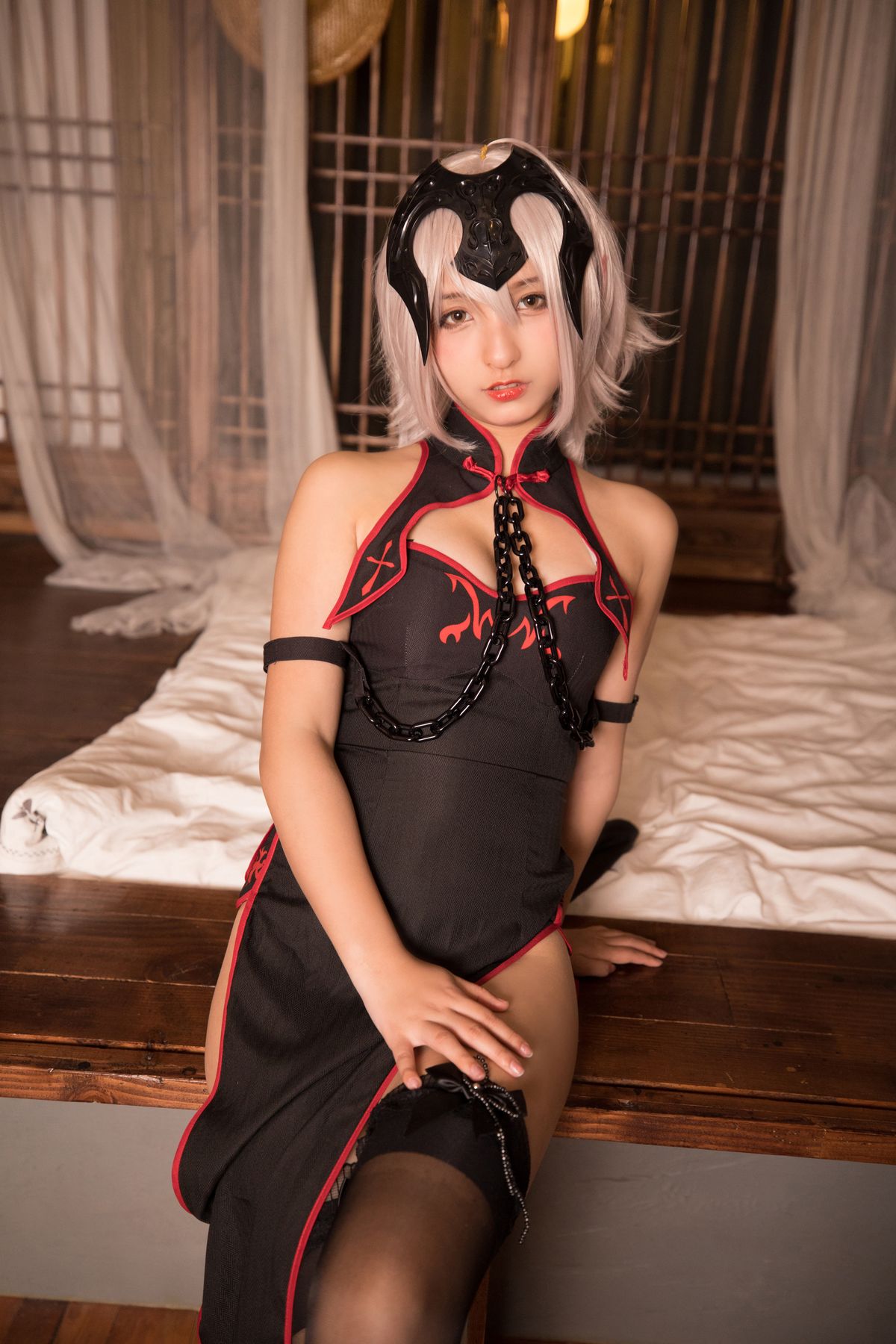 Coser@神楽坂真冬 Vol 037 电子相册 旗袍黑贞 A 0041 4628934990.jpg