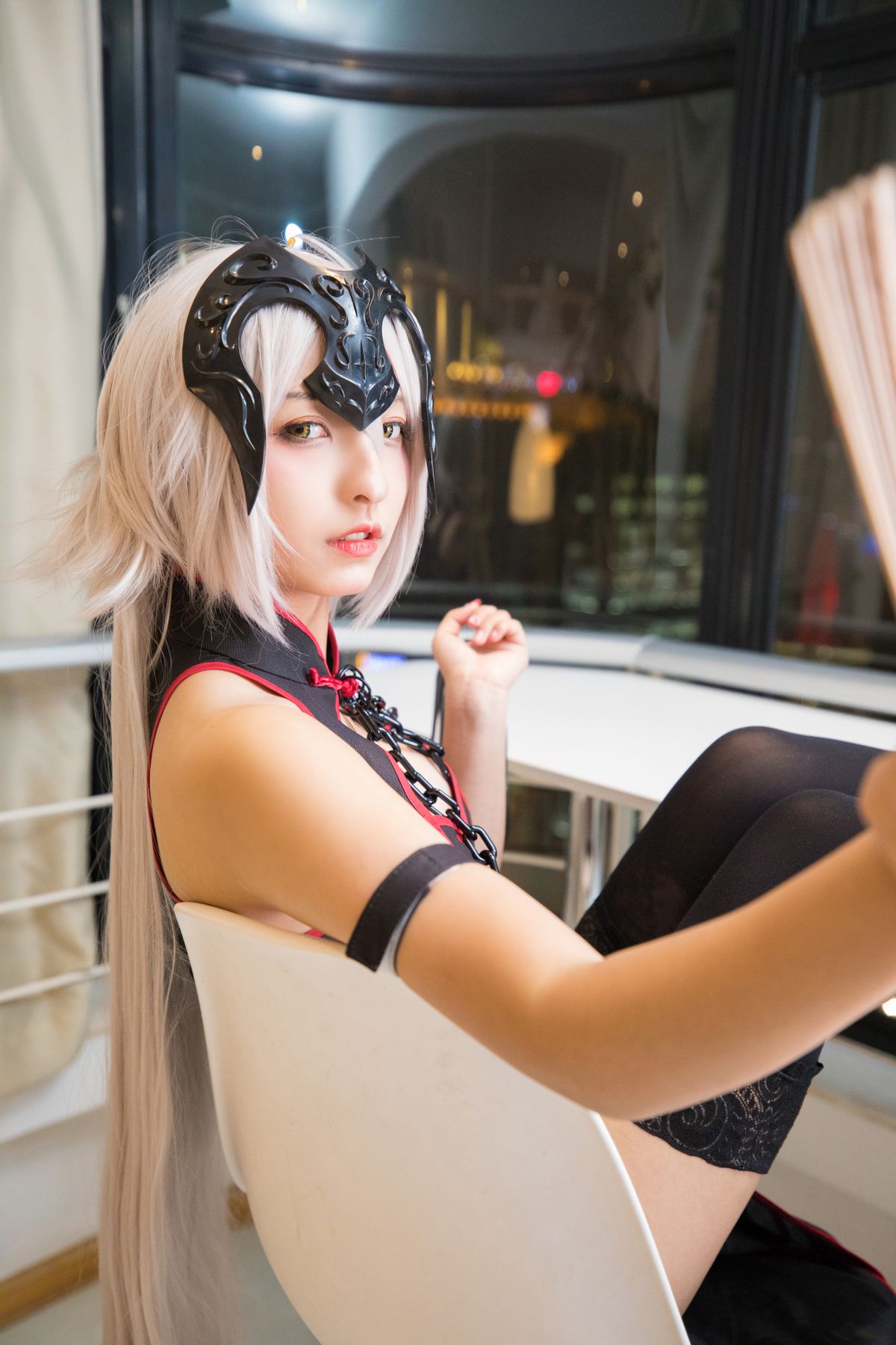 Coser@神楽坂真冬 Vol 037 电子相册 旗袍黑贞 A 0066 7695041672.jpg