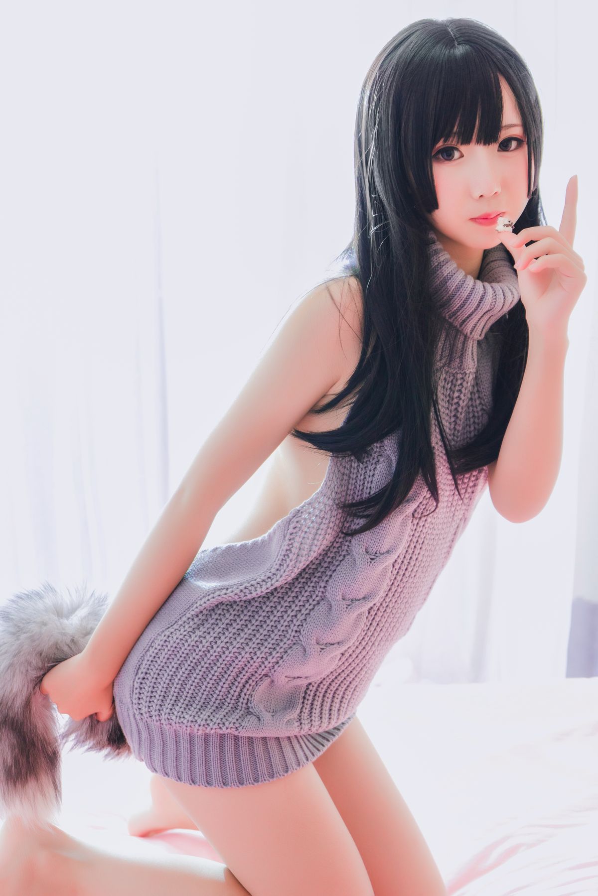 Coser@面饼仙儿 No 006 露背毛衣 0003 0168492389.jpg