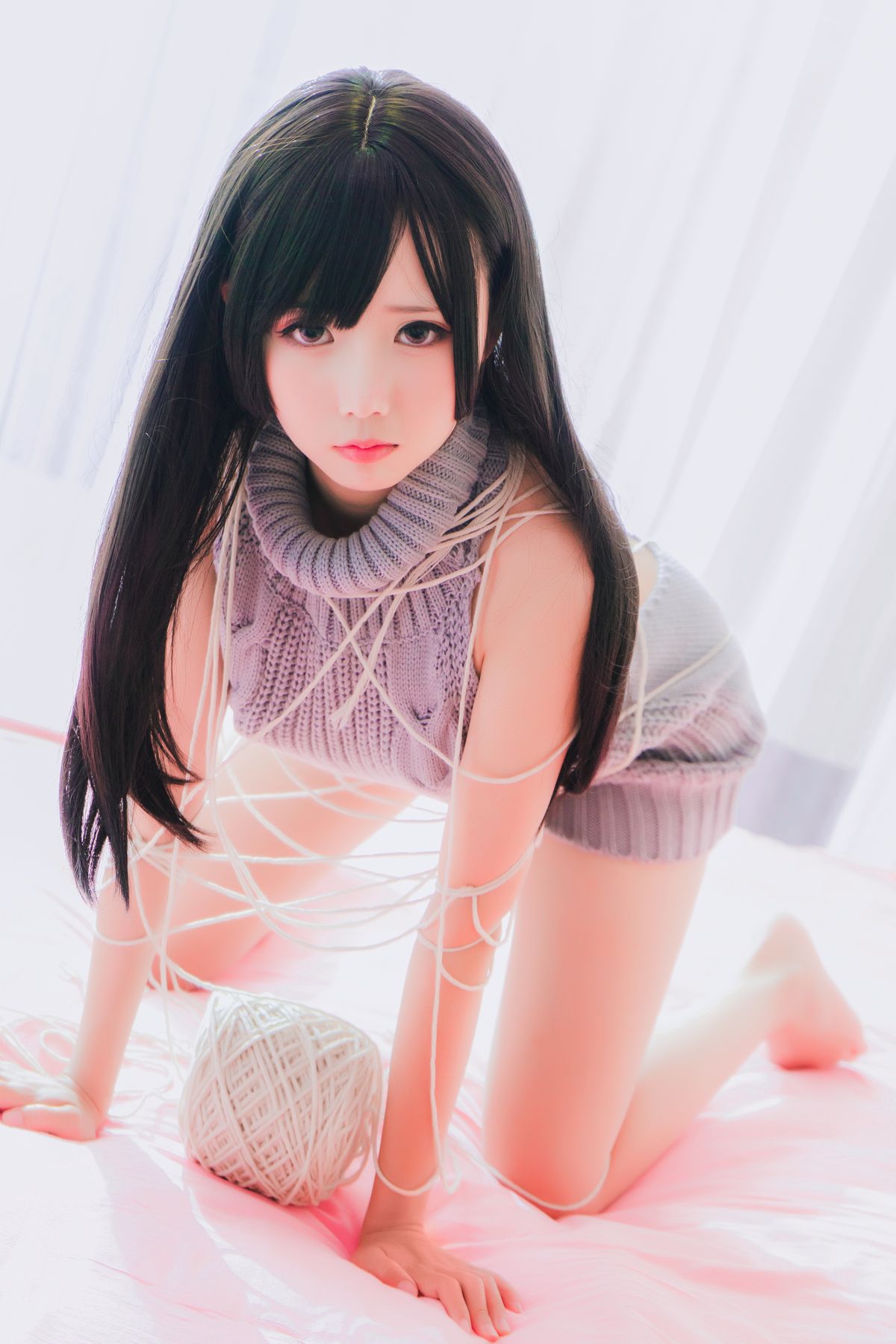 Coser@面饼仙儿 No 006 露背毛衣 0009 7489158744.jpg