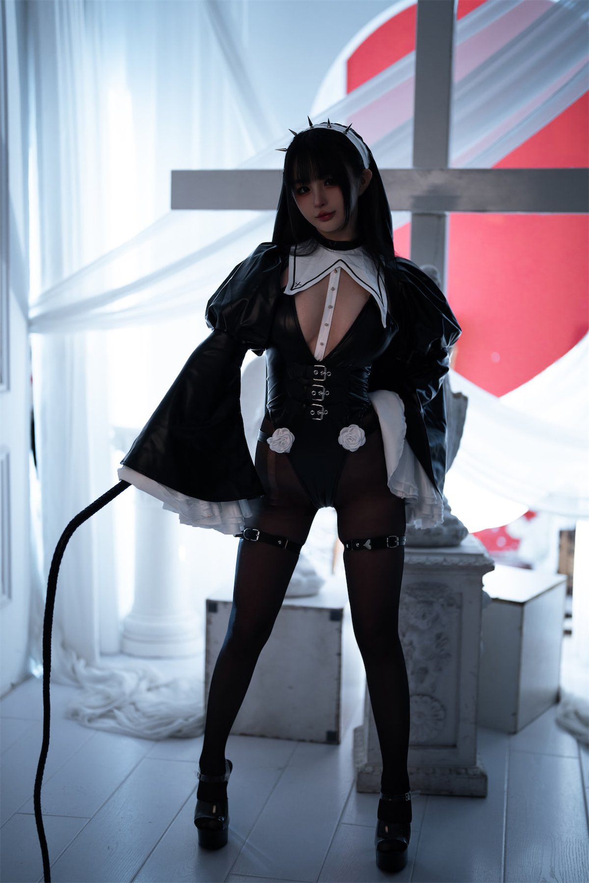 Coser@桜井宁宁 Vol 076 皮衣修女 0004 3617521660.jpg