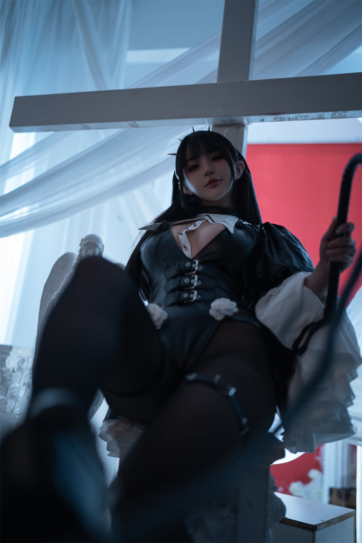 Coser@桜井宁宁 Vol 076 皮衣修女 0013 2784556015.jpg