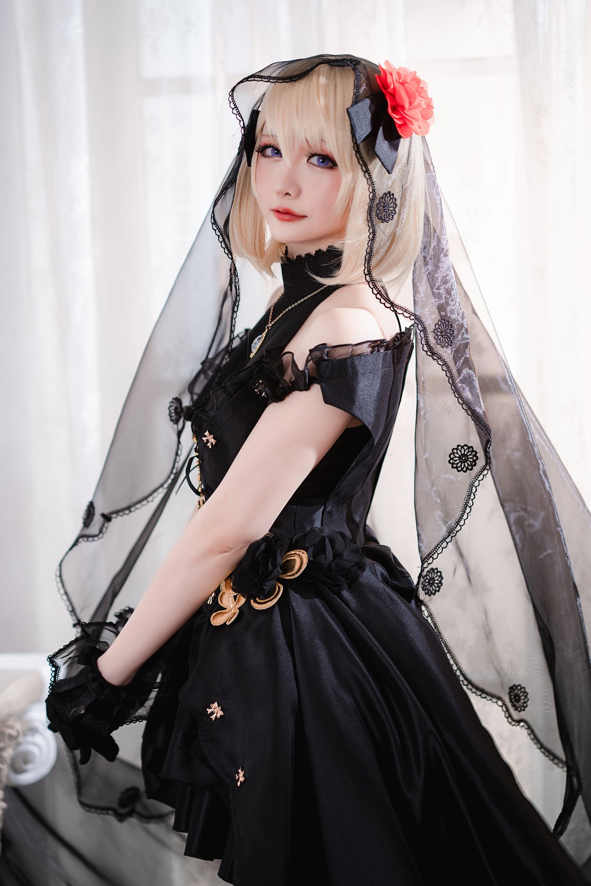 Coser@星之迟迟Hoshilily 斯卡哈同人 Z23婚纱 A 0006 3548836047.jpg