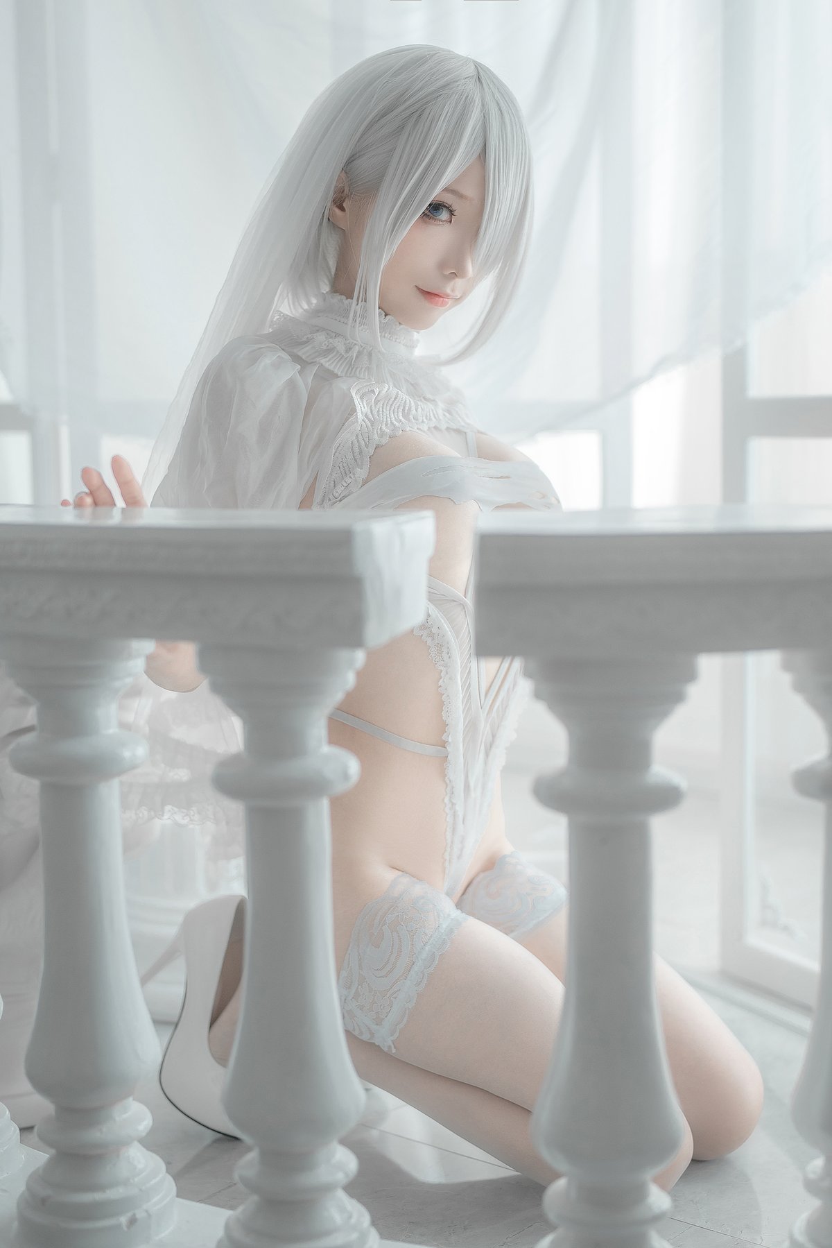 Coser@蠢沫沫 Vol 140 2B 白婚纱 0029 1958796604.jpg