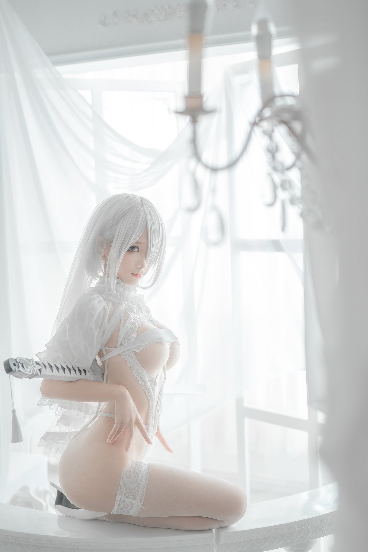 Coser@蠢沫沫 Vol 140 2B 白婚纱 0056 1822090241.jpg