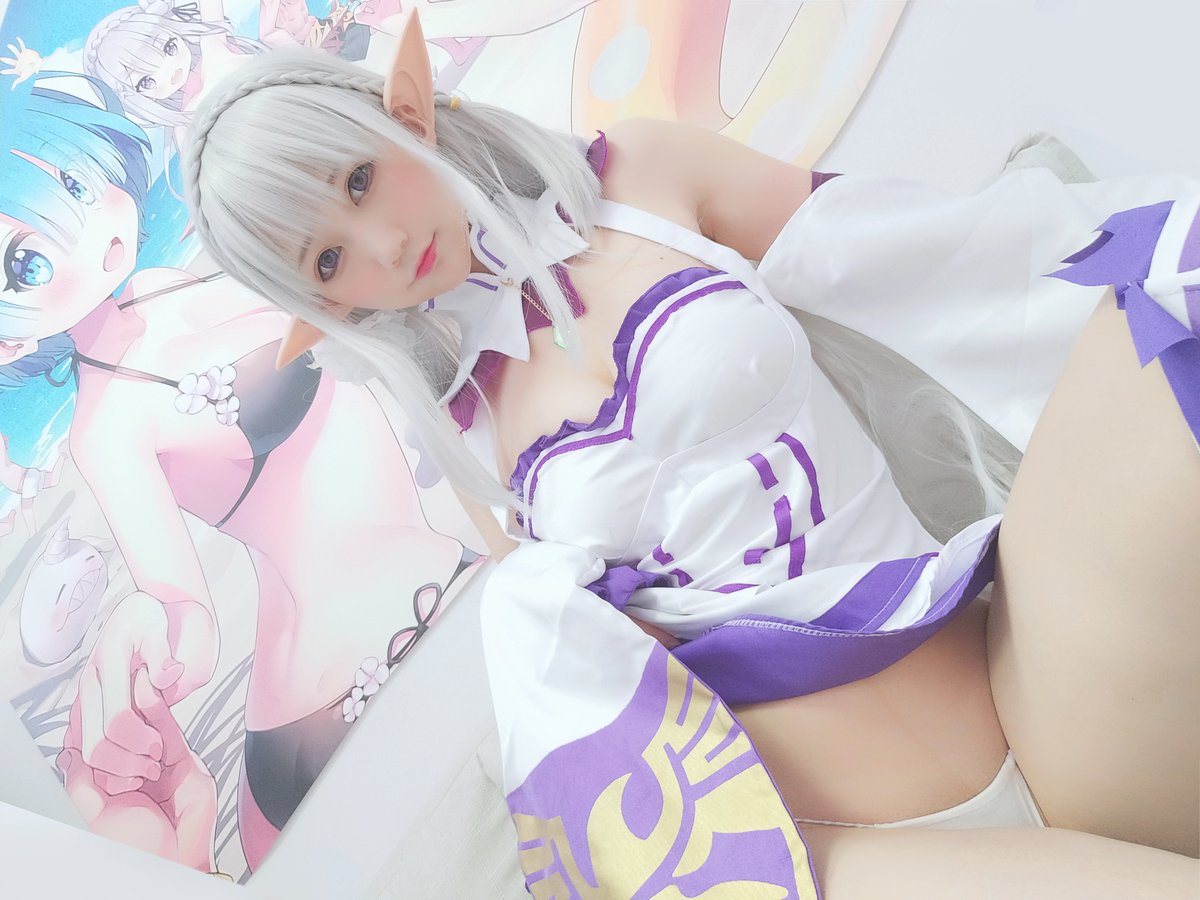 Coser@NAGISA魔物喵 自摄系列05艾米莉亚 0019 0092155869.jpg