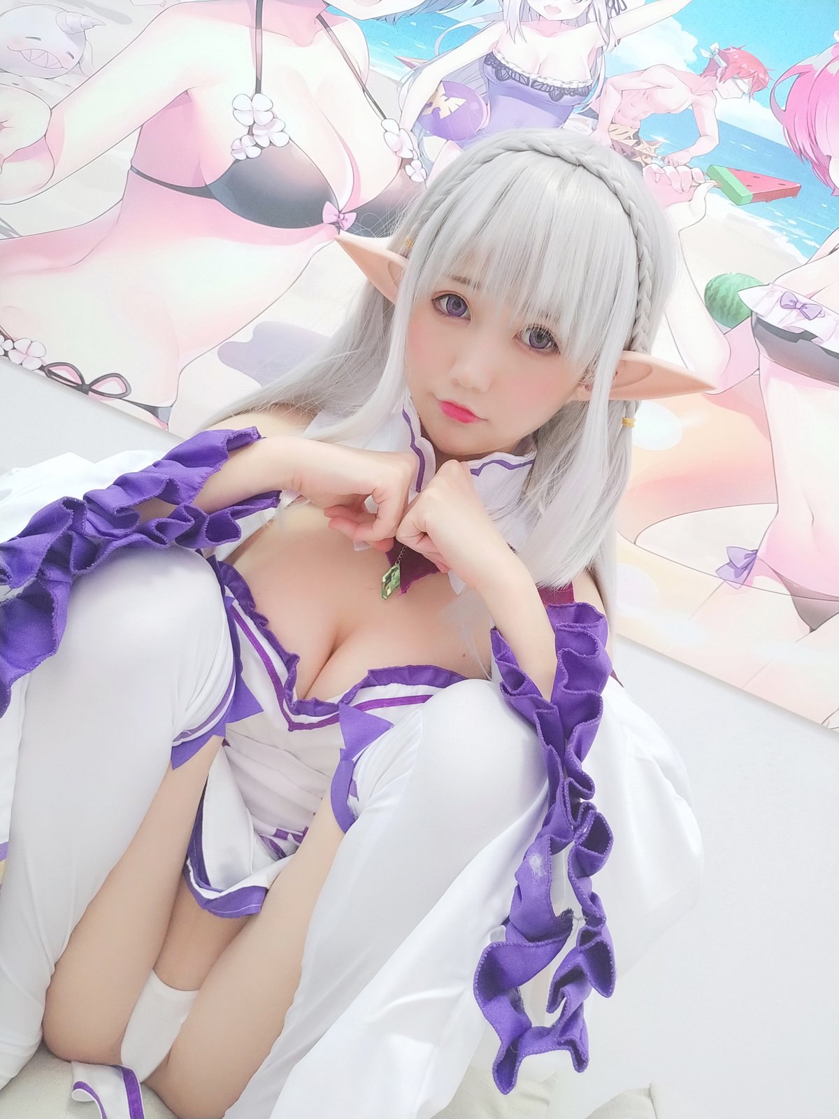 Coser@NAGISA魔物喵 自摄系列05艾米莉亚 0025 0374431583.jpg