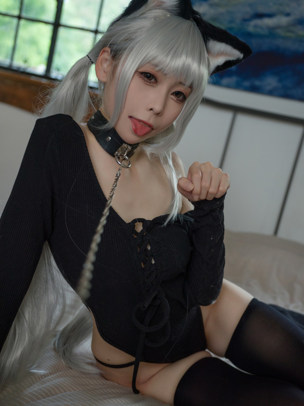 Coser@樱岛嗷一 黑猫针织衫连体衣 0056 5458225226.jpg