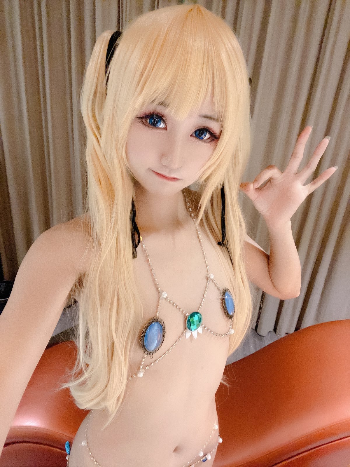 Coser@KuukoW No 005 Marie Rose Fortune Bikini Selfie Set 0017 3215986292.jpg