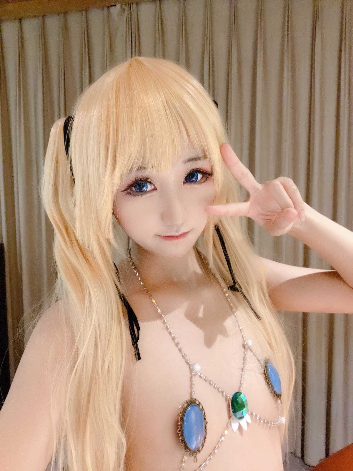 Coser@KuukoW No 005 Marie Rose Fortune Bikini Selfie Set 0024 0172162405.jpg