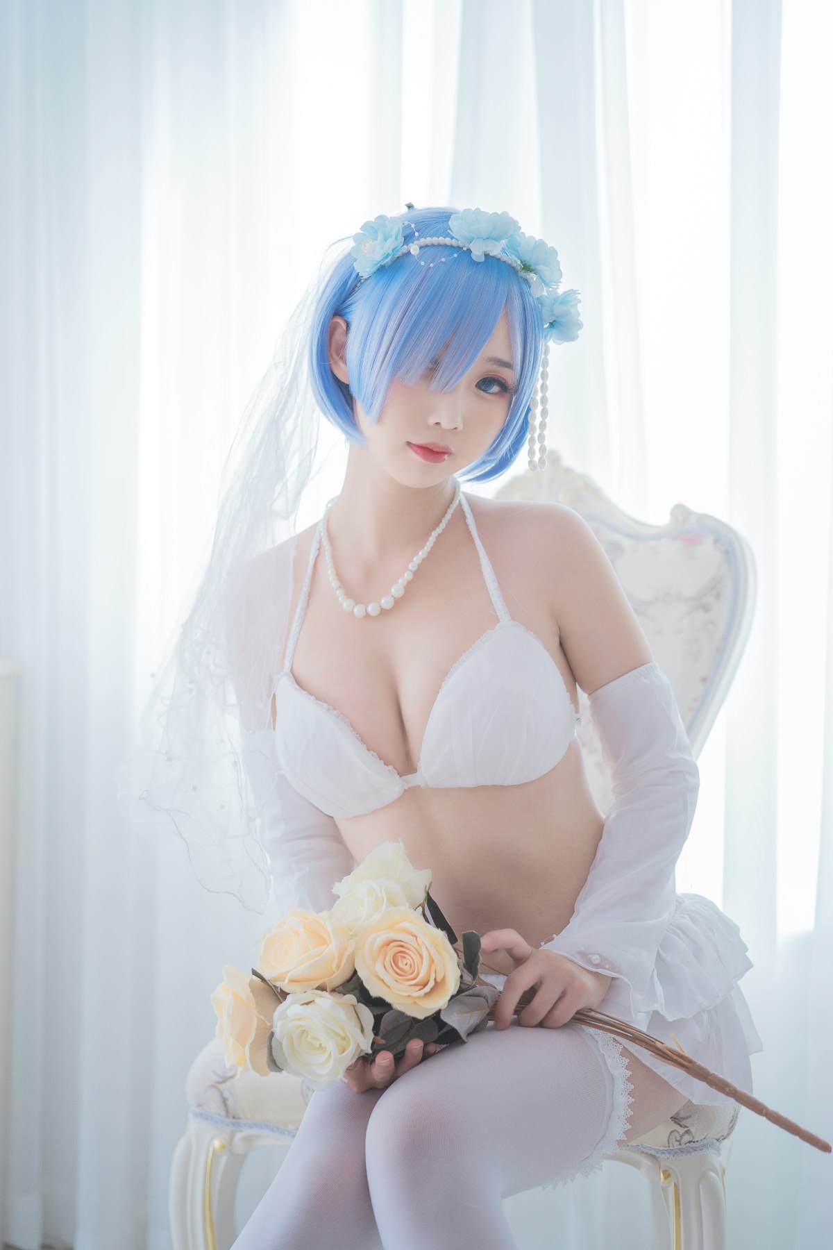 Coser@面饼仙儿 No 044 花嫁蕾姆 0004 6303566802.jpg