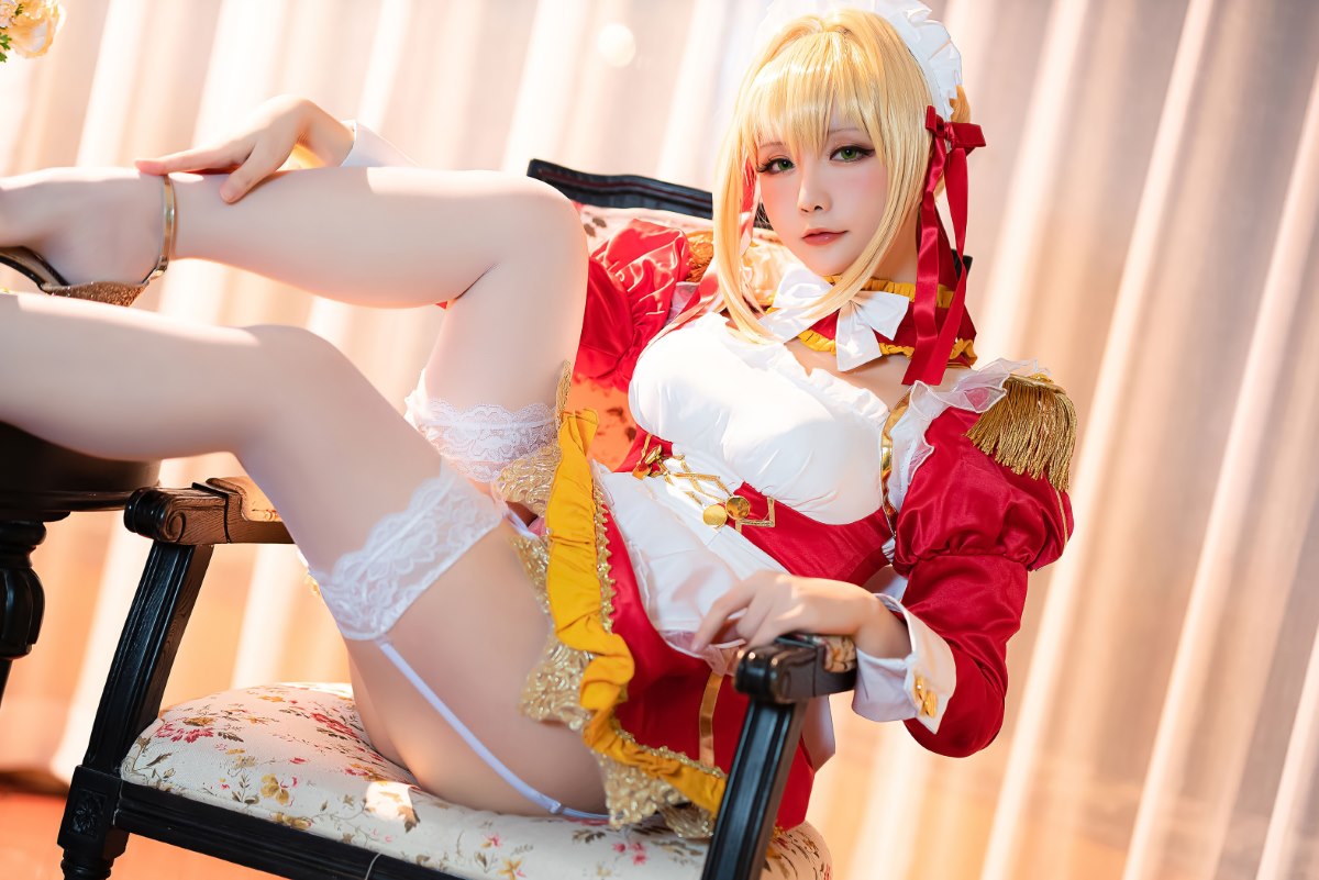 Coser@星之迟迟Hoshilily Nero Claudius maid FGO 0008 9499724195.jpg