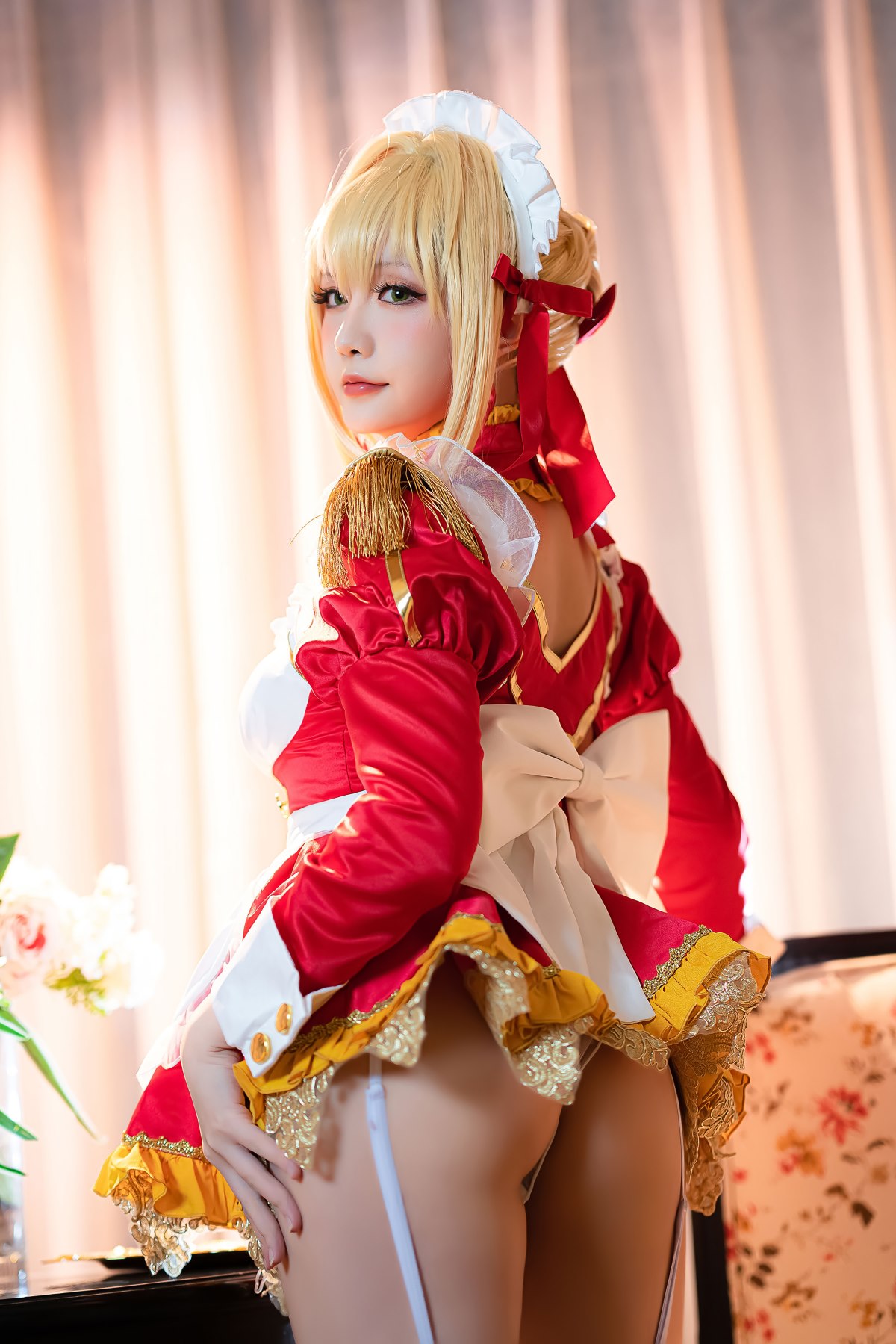 Coser@星之迟迟Hoshilily Nero Claudius maid FGO 0009 8073227008.jpg