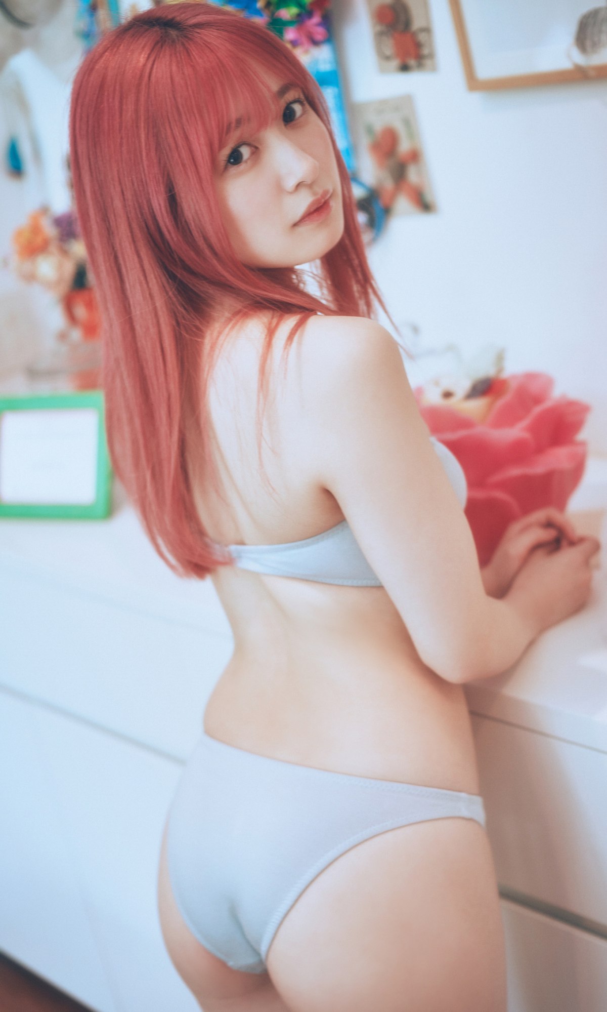 Digital limited デジタル限定 2023 07 03 Hayakawa Nagisa 早川渚紗 Tsuyu na Pink Dark Weekly Pre Photo Book 0045 5989725418.jpg