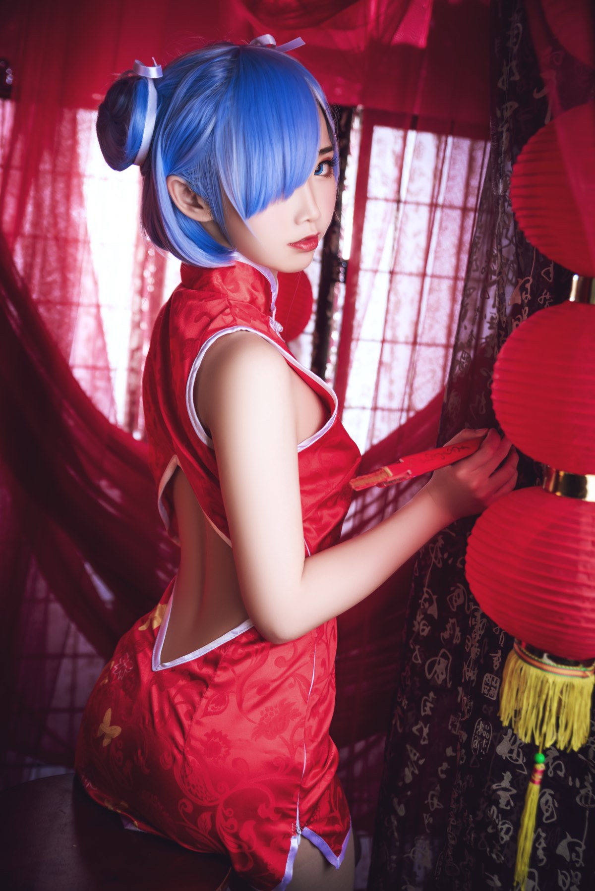 Coser@面饼仙儿 No 052 雷姆旗袍 0019 3240244466.jpg