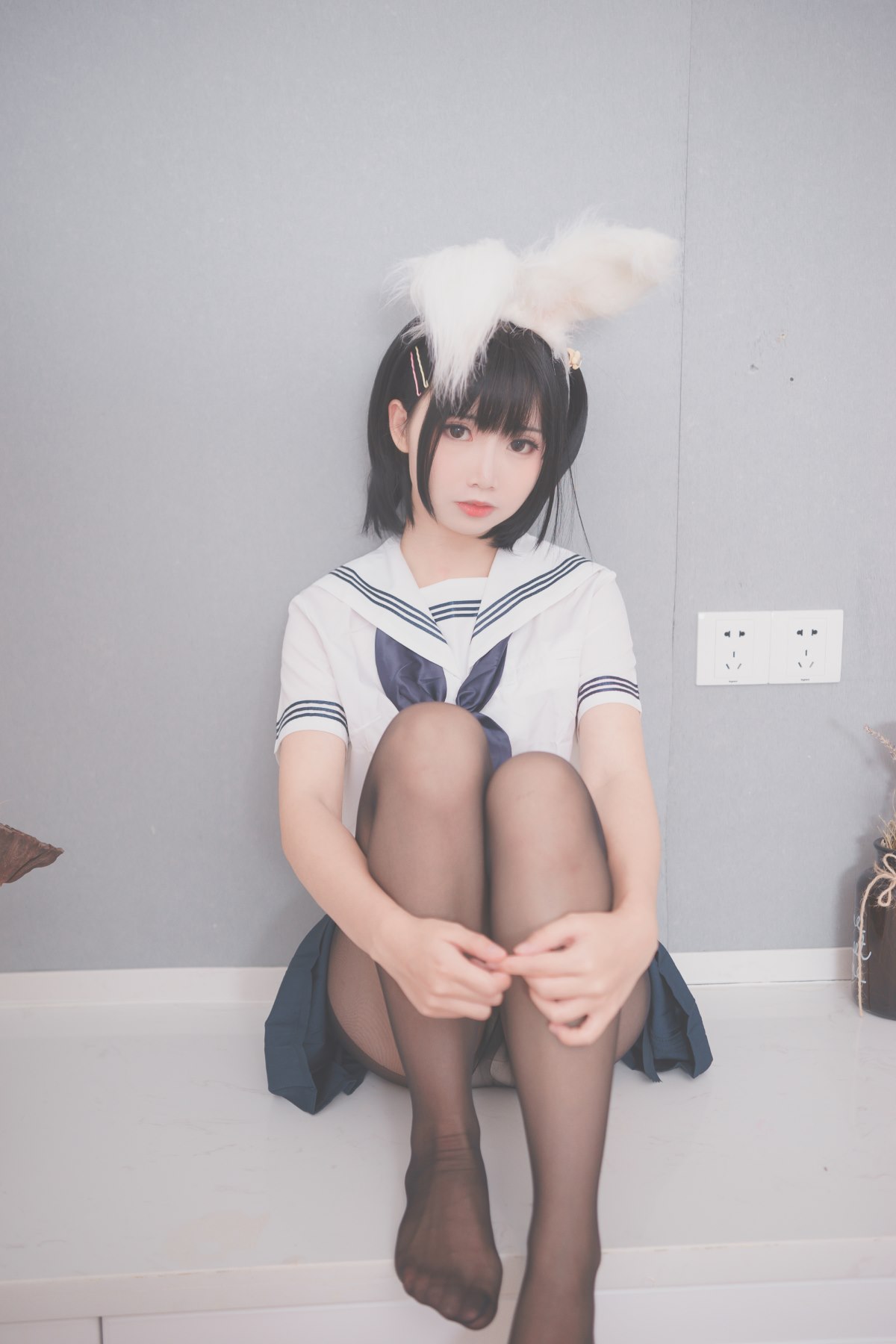 Coser@面饼仙儿 No 053 面饼兔耳jk 0001 5139308220.jpg