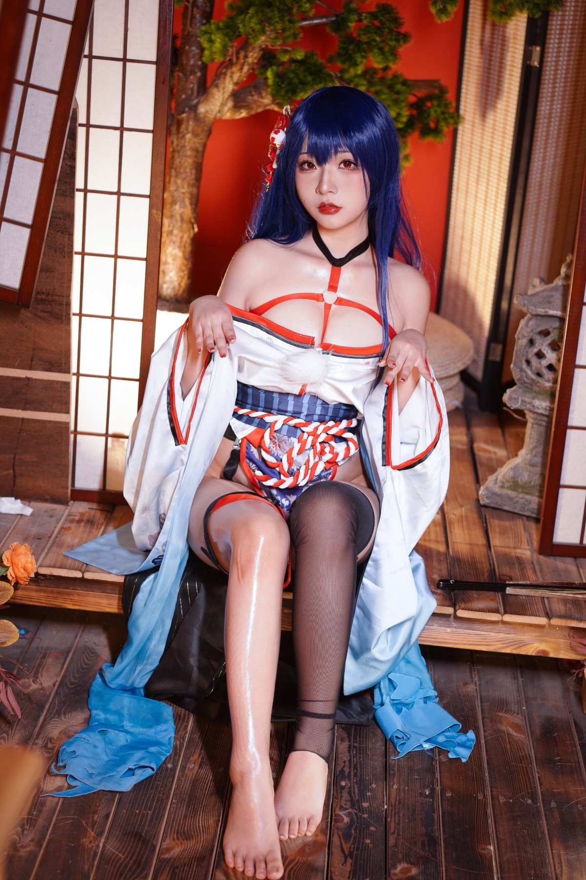 Coser@yuuhui玉汇 Vol 028 Erophone Re 真子 和服抹油 0030 2087190329.jpg