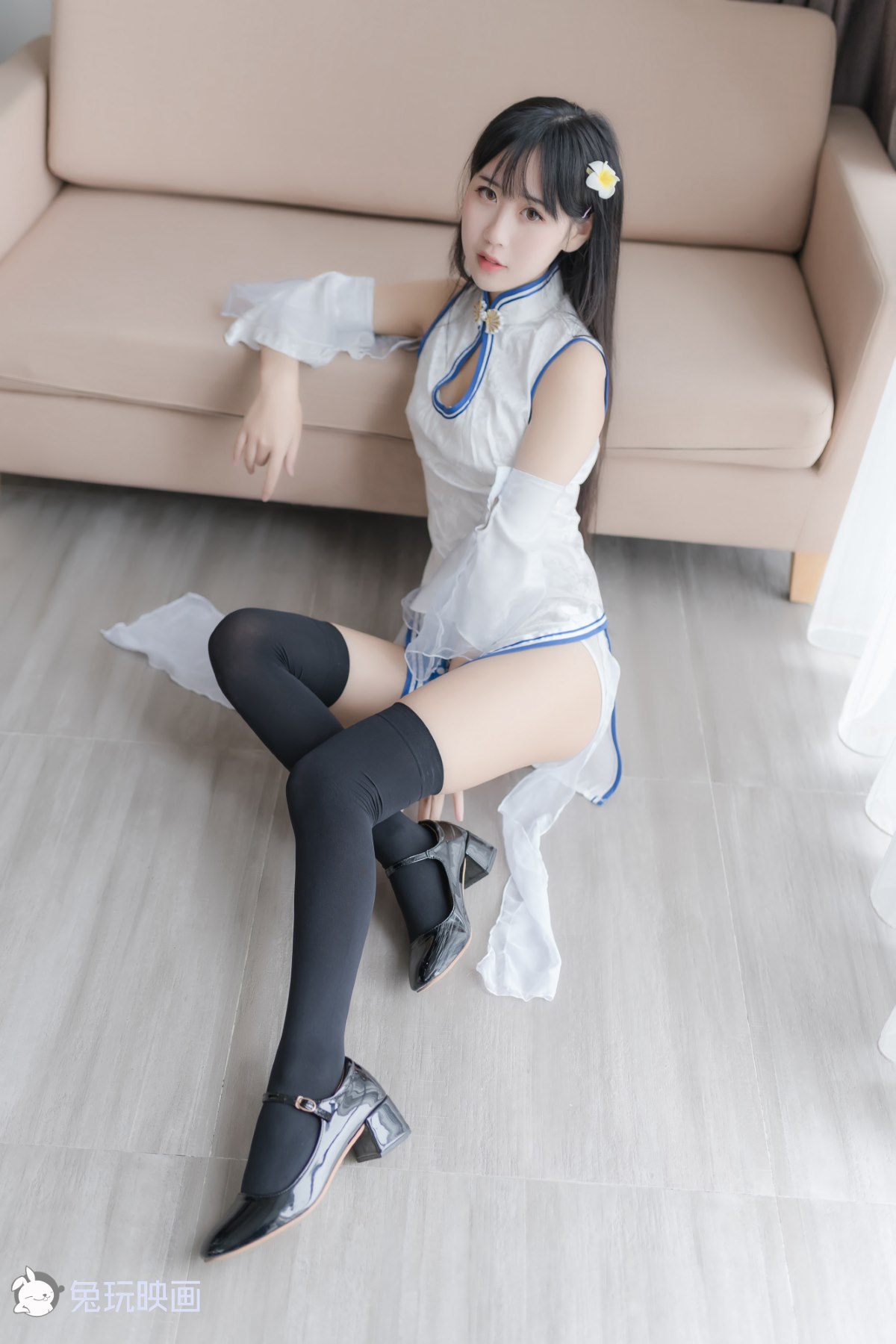 Coser@兔玩映画 Vol 046 白色旗袍 0013 3414280168.jpg