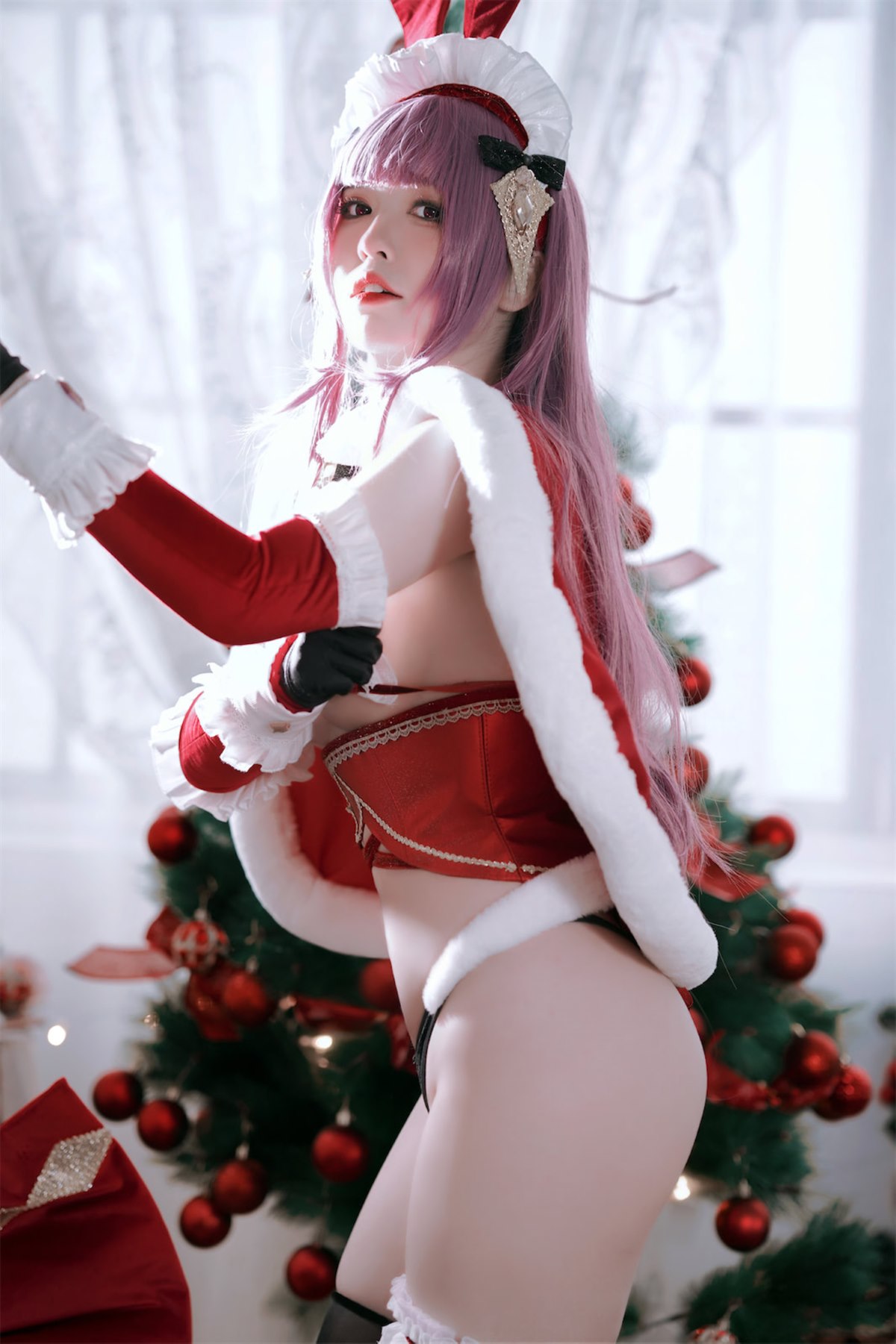 Coser@半半子 Christmas Bunny Aike 0014 2474968440.jpg