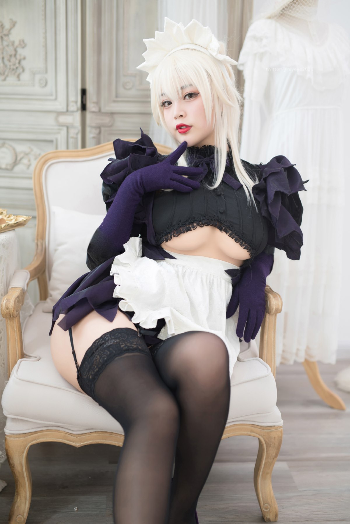 Coser@白烨 Vol 054 黑枪呆女仆 0004 9407953459.jpg