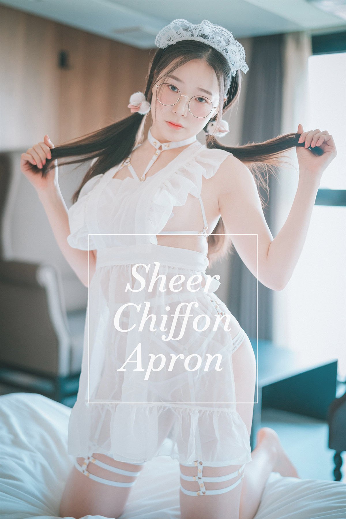 DJAWA Pia 피아 Sheer Chiffon Apron