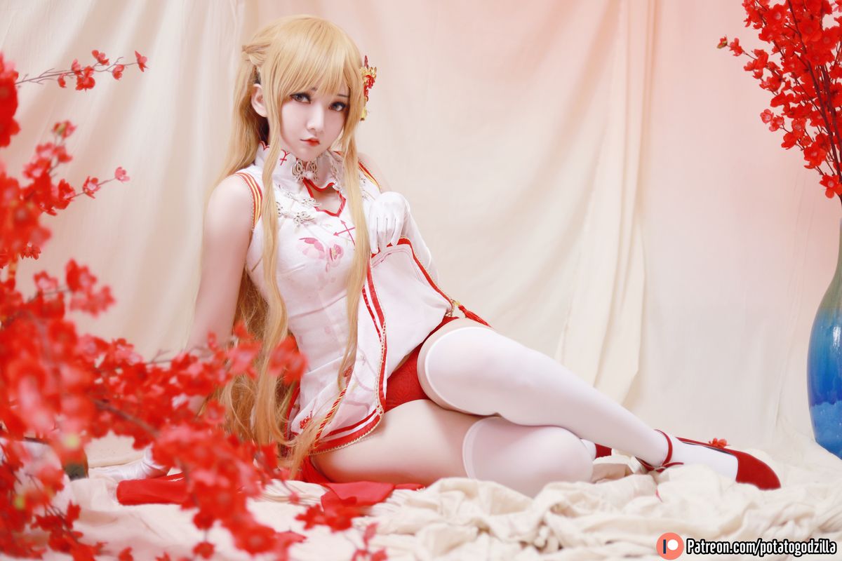 Coser@Potato Godzilla Asuna Yuuki Qipao 0028 7628120109.jpg