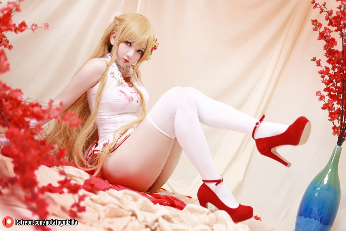 Coser@Potato Godzilla Asuna Yuuki Qipao 0029 1858294738.jpg