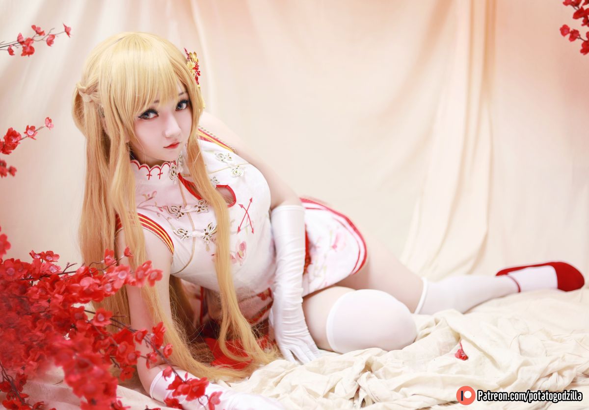 Coser@Potato Godzilla Asuna Yuuki Qipao 0030 9138348396.jpg