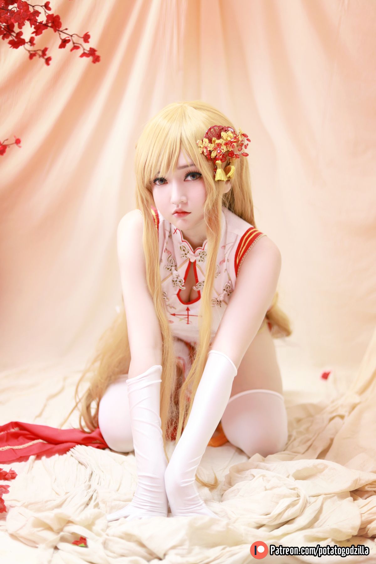 Coser@Potato Godzilla Asuna Yuuki Qipao 0035 3575949085.jpg