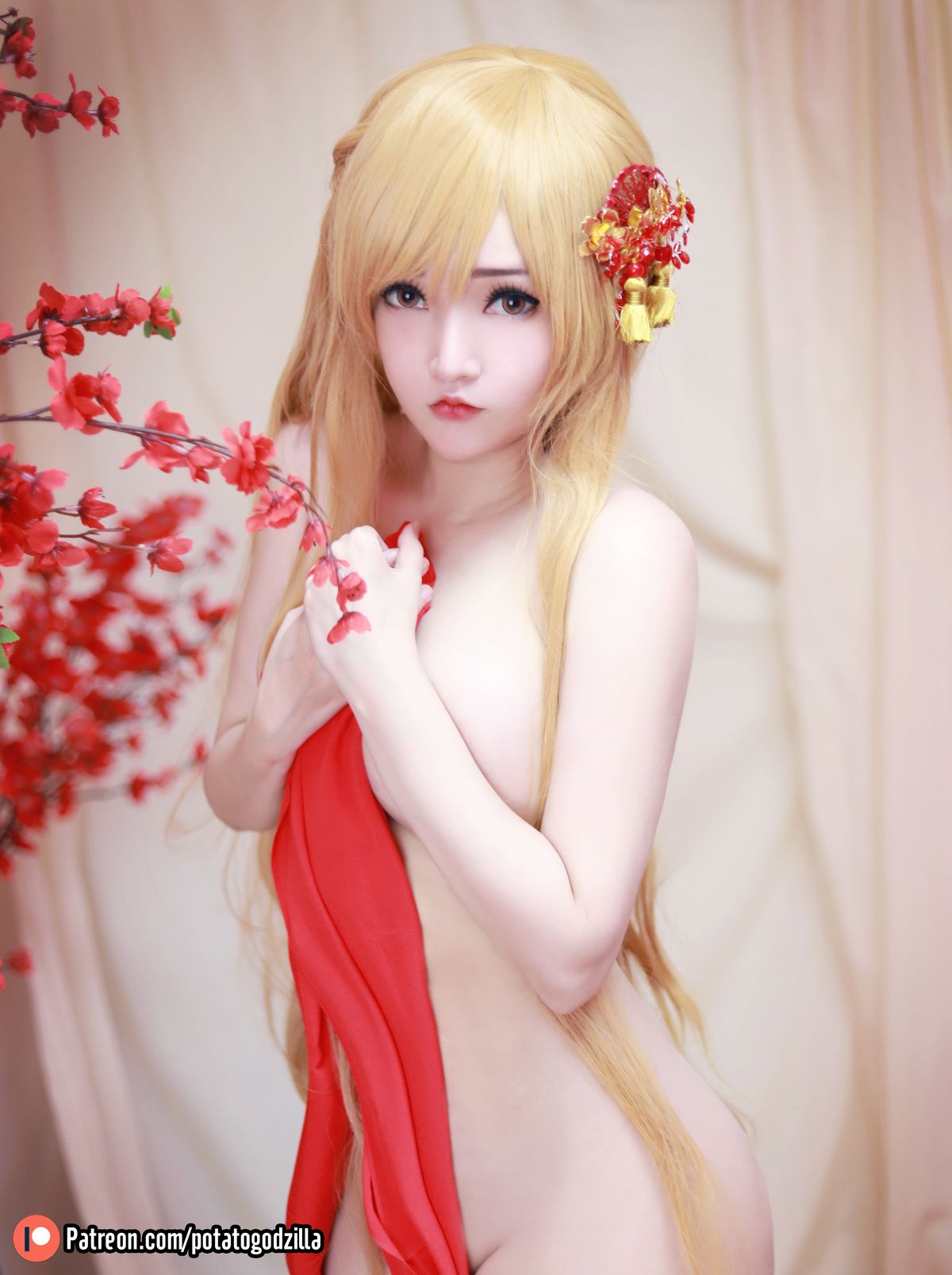 Coser@Potato Godzilla Asuna Yuuki Qipao 0043 8262545696.jpg