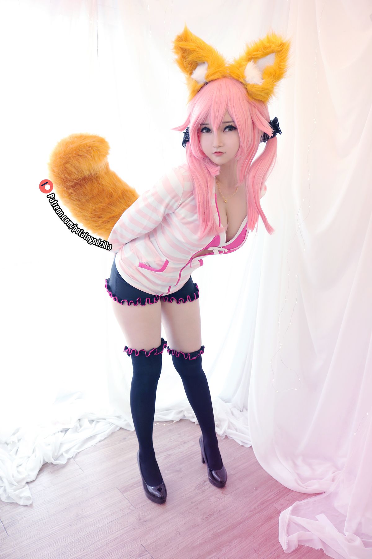 Coser@Potato Godzilla Tamamo School Uniform 0008 0596355361.jpg