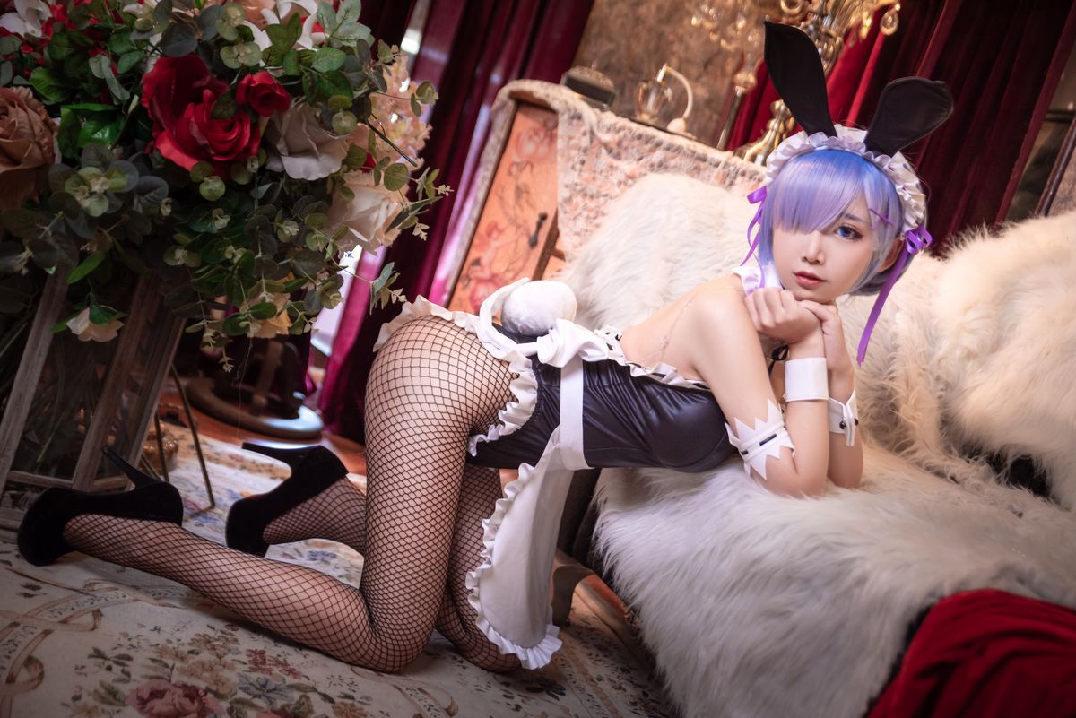 Coser@面饼仙儿 No 058 网袜蕾姆 0022 2136017271.jpg