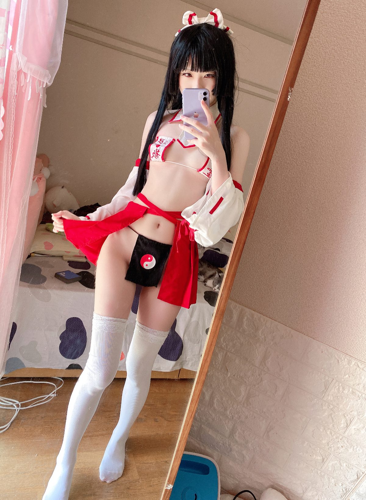 Coser@习呆呆 眼帯ブラ巫女緊縛 0025 6337655282.jpg