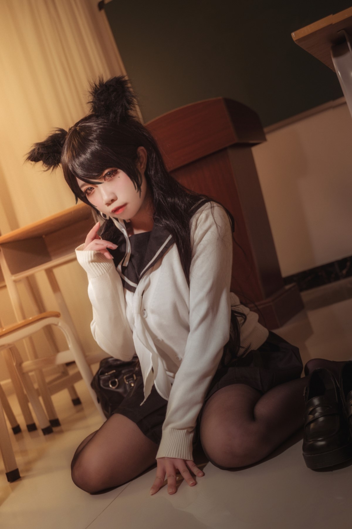 Coser@贞子蜜桃 Vol 009 碧蓝航线 爱宕高雄制服 0003 1392495934.jpg