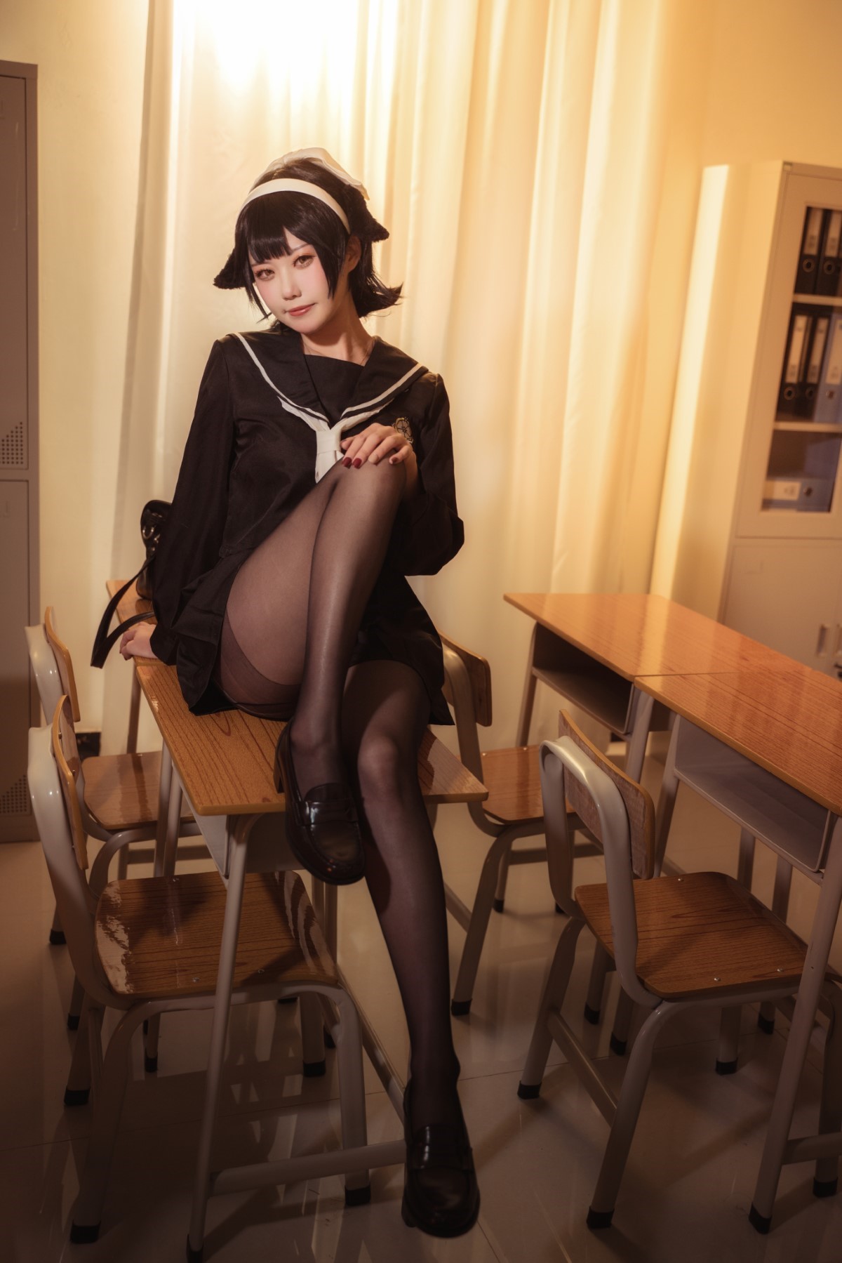 Coser@贞子蜜桃 Vol 009 碧蓝航线 爱宕高雄制服 0014 1854251174.jpg