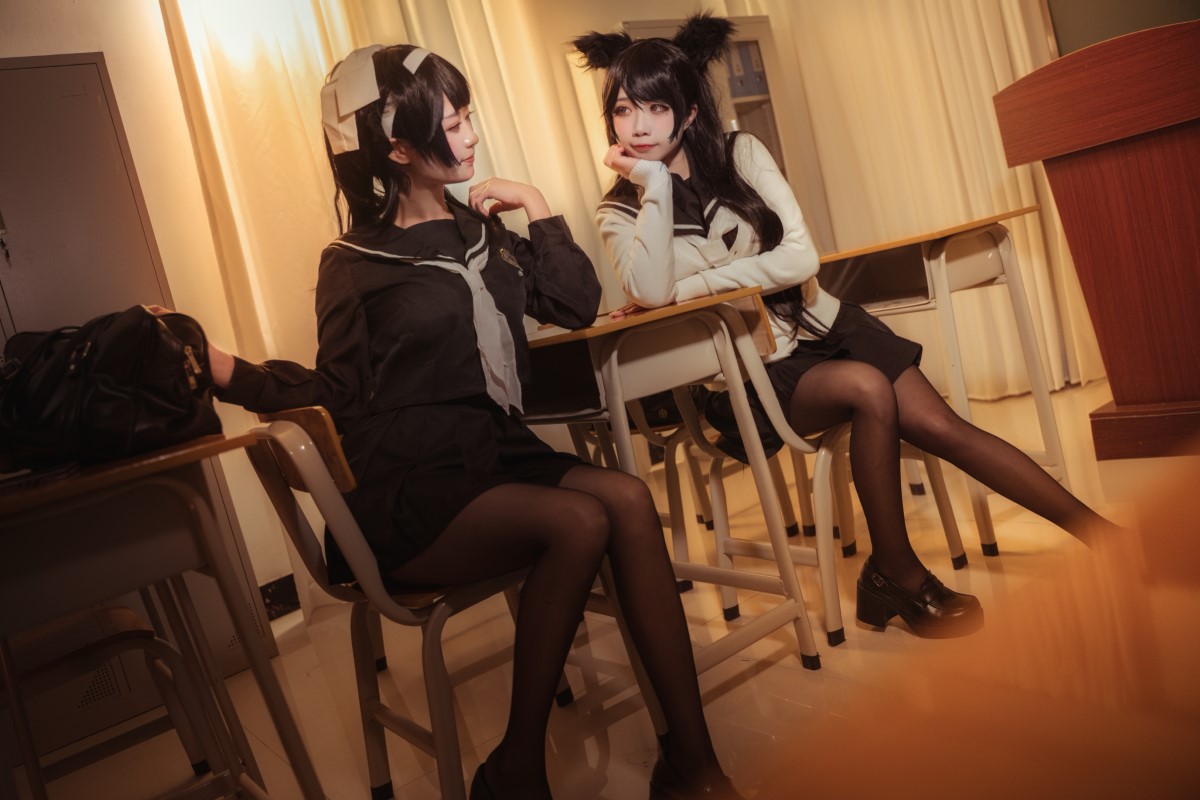 Coser@贞子蜜桃 Vol 009 碧蓝航线 爱宕高雄制服 0027 8676639729.jpg